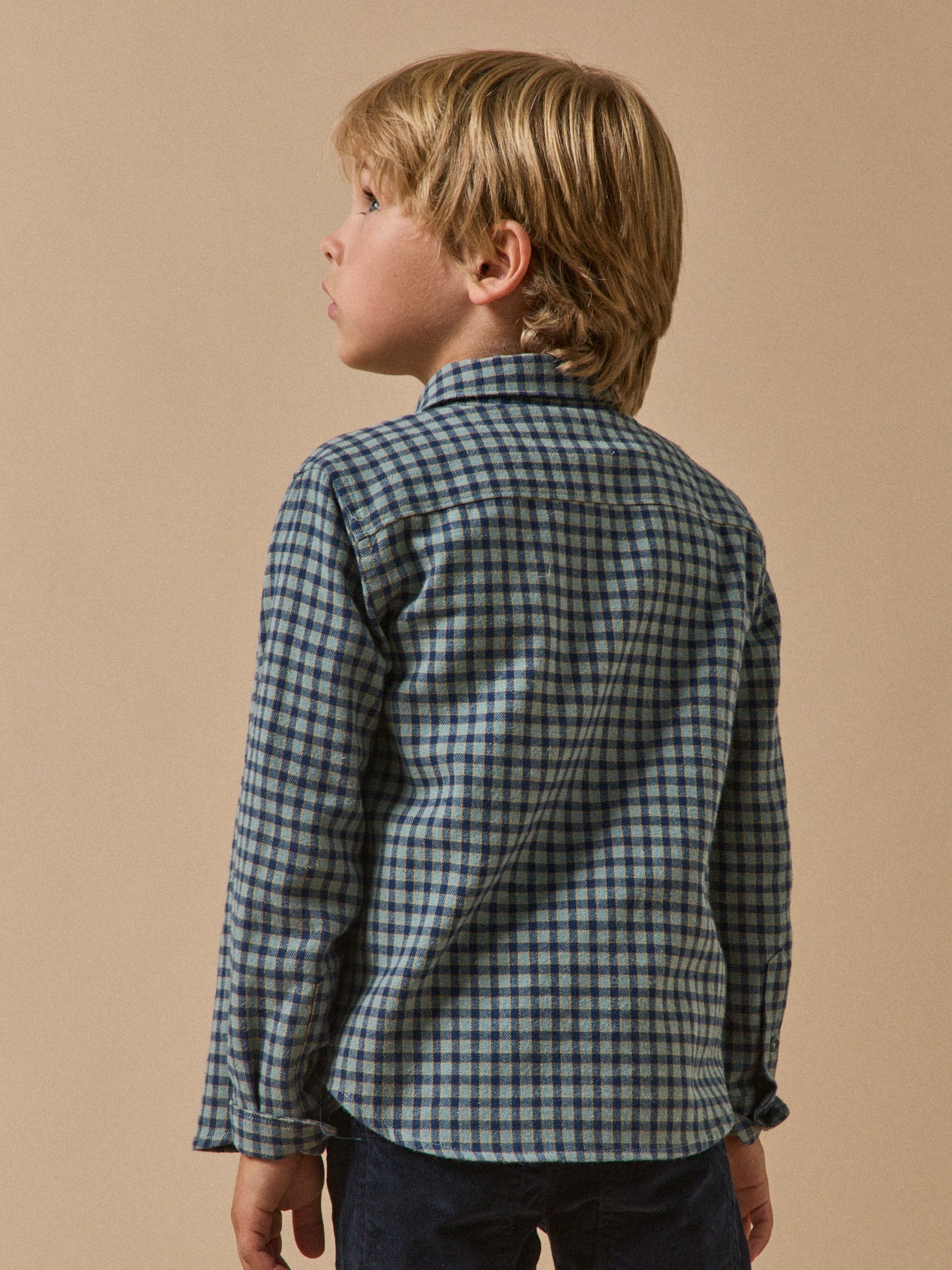 Boy's flannel-like shirt