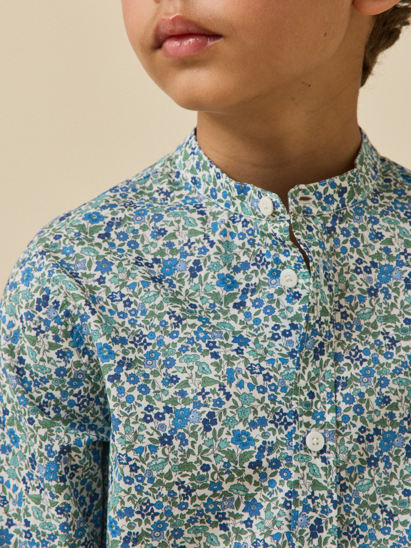 Chemise en tissu Liberty - Collection Fêtes et Mariages