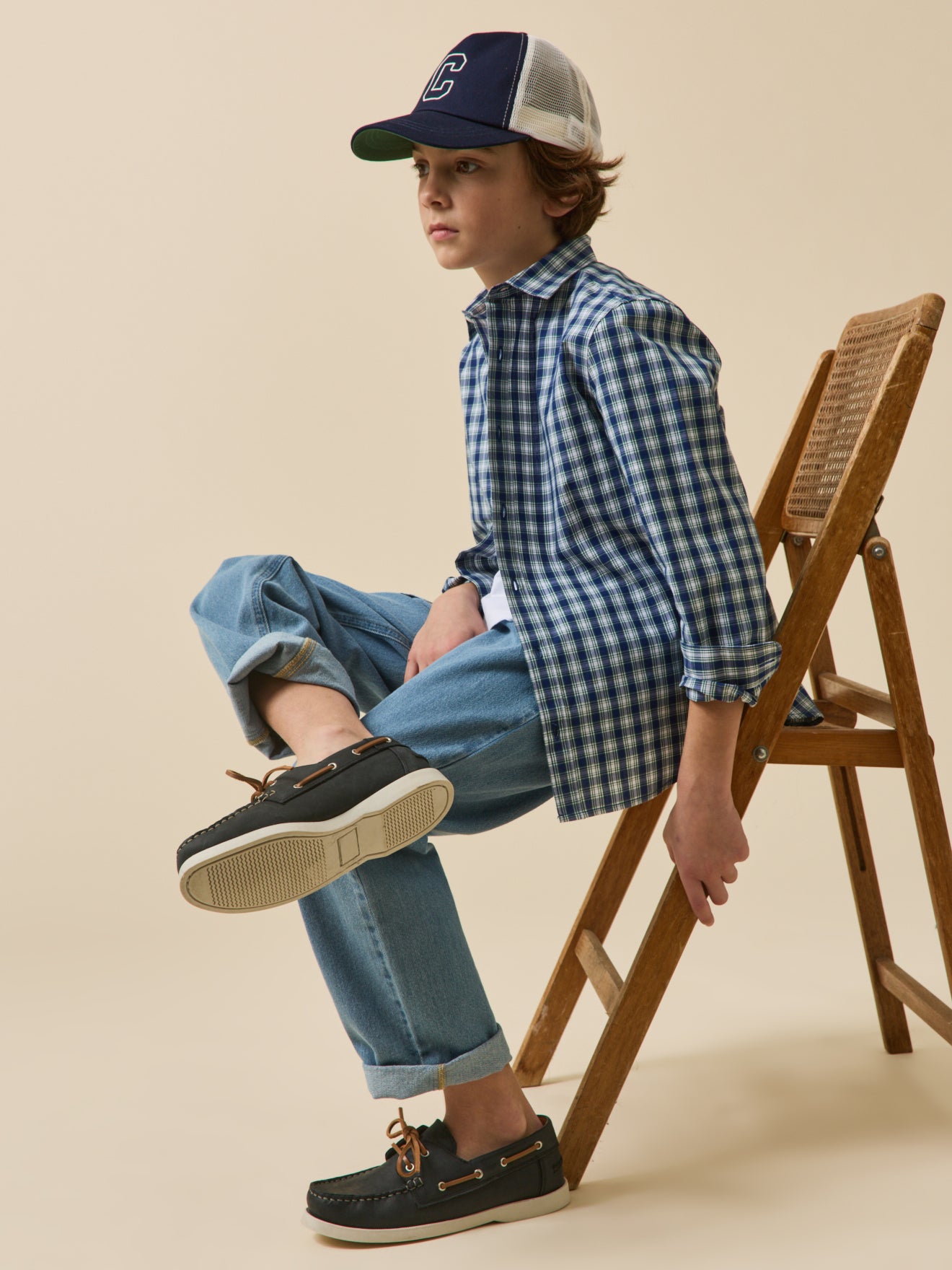 Chemise à carreaux Garçon