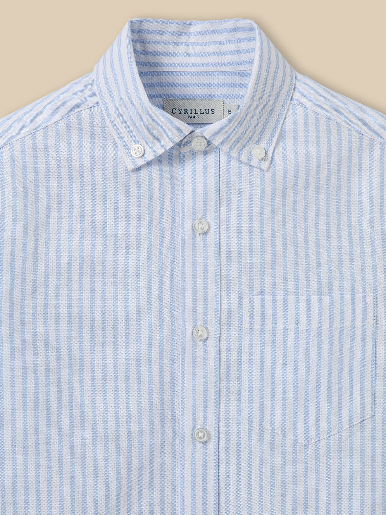 Boy's striped Oxford shirt