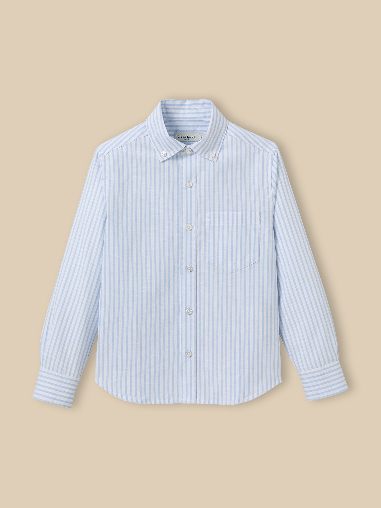 Boy's striped Oxford shirt