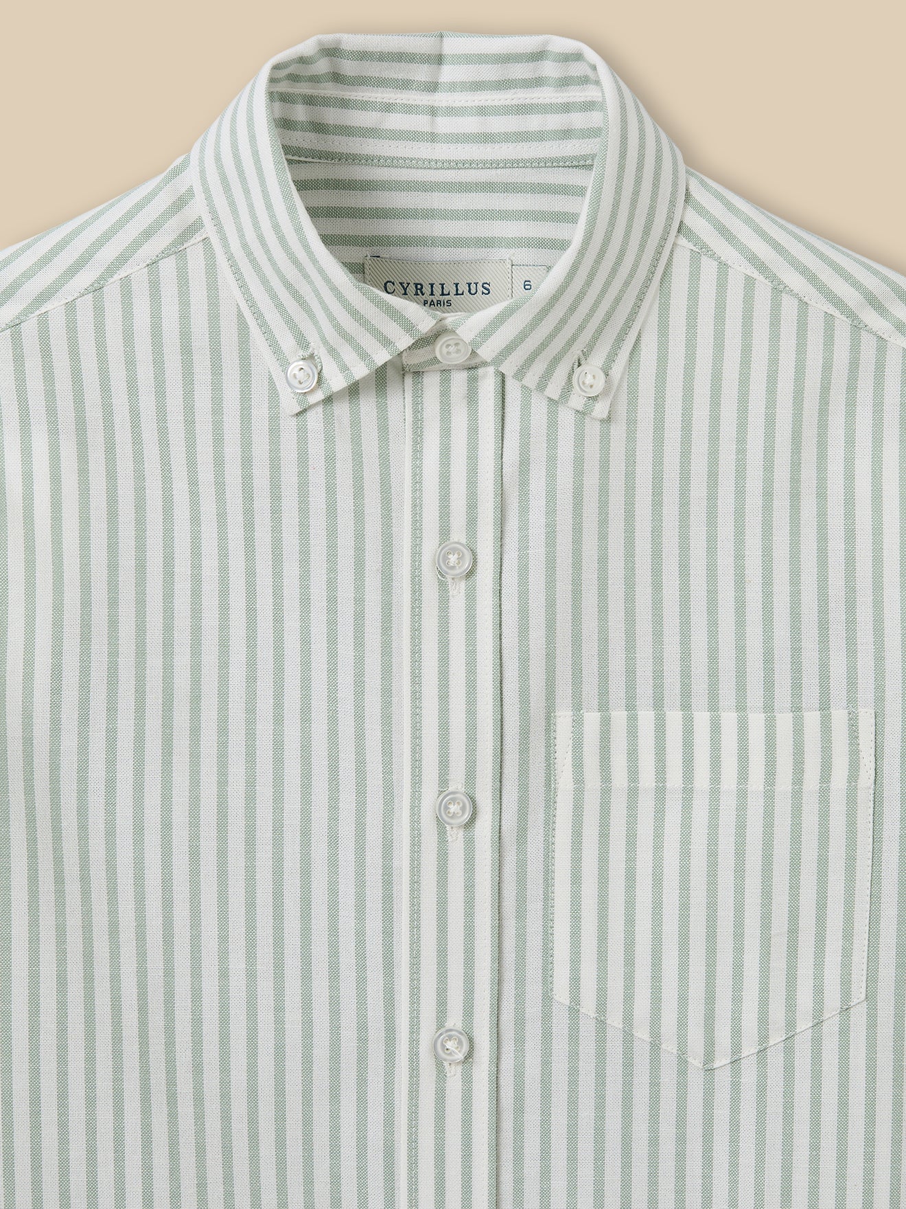 Boy's striped Oxford shirt