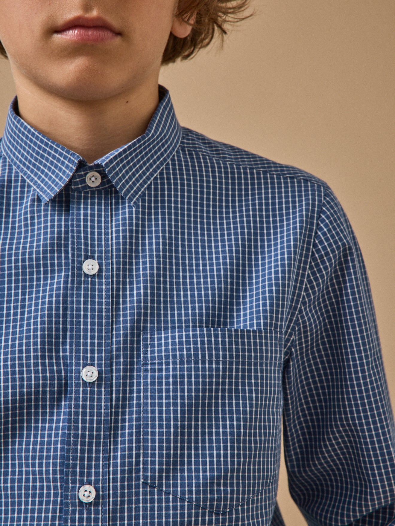 Chemise à carreaux Garçon