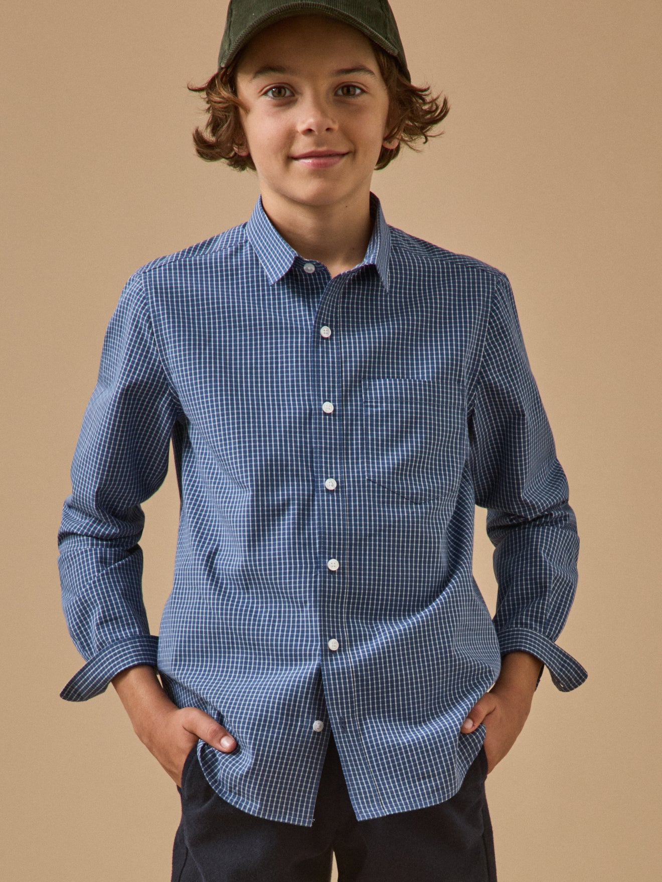 Boy's checked shirt