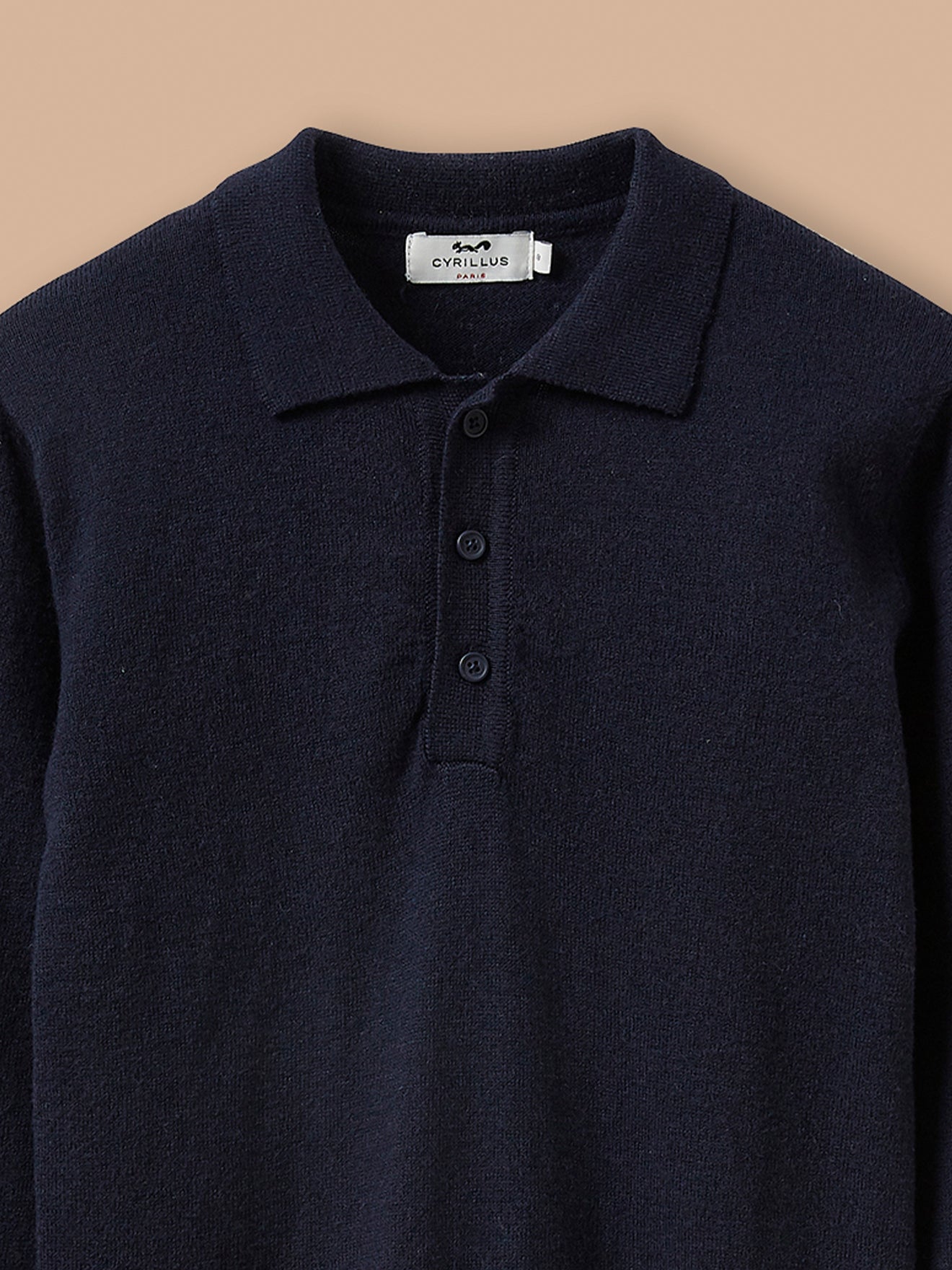 Pull col polo Garçon