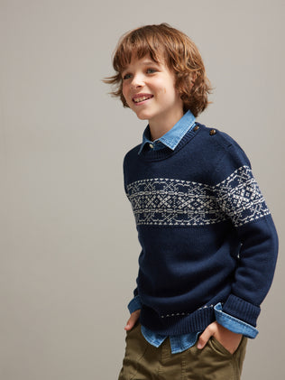 Christmas jacquard sweater - The Family Collection
