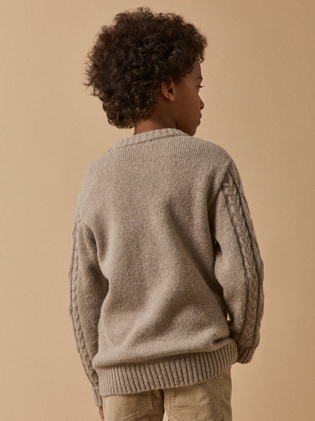 Pull torsadé Garçon