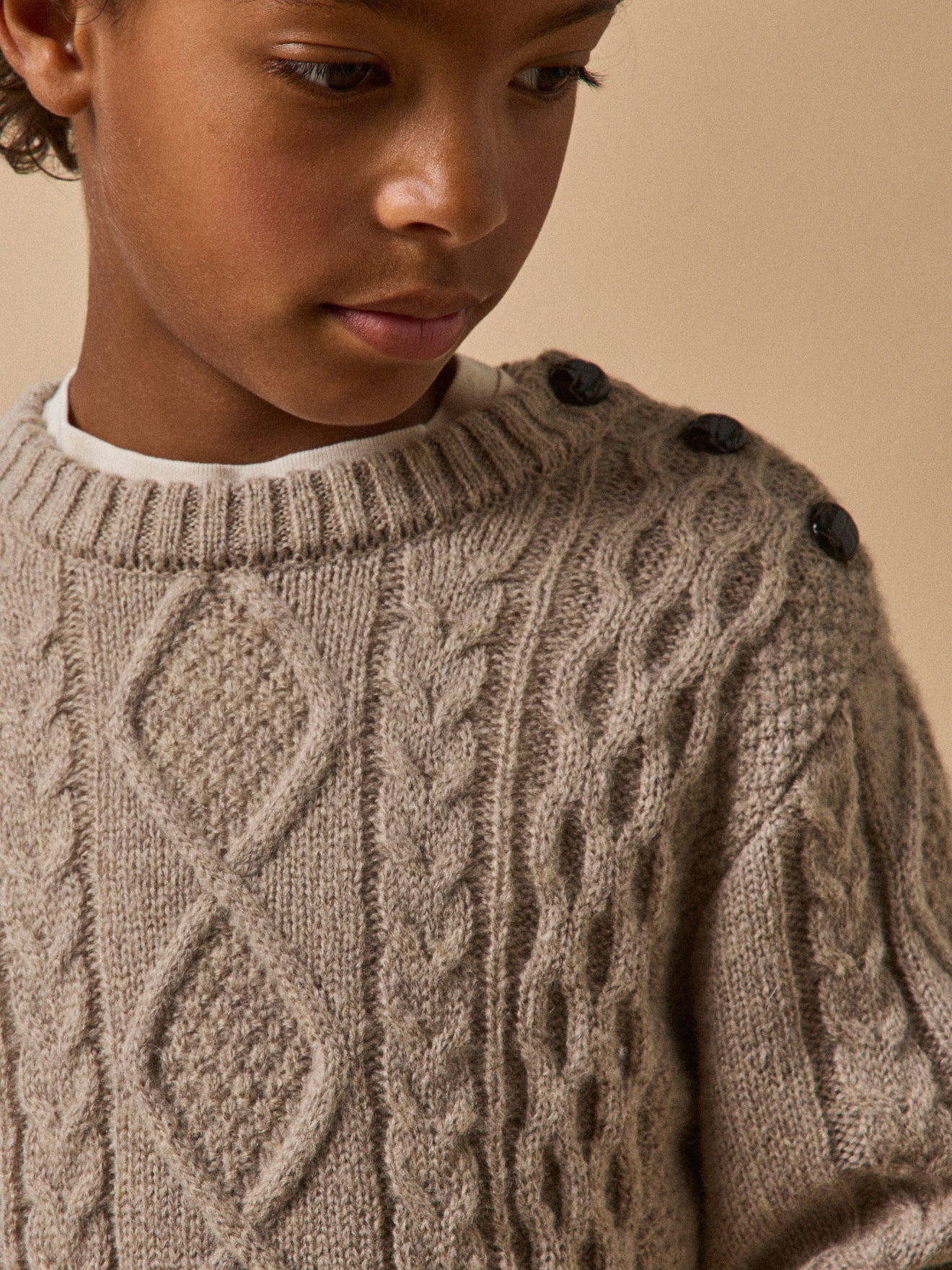 Pull torsadé Garçon