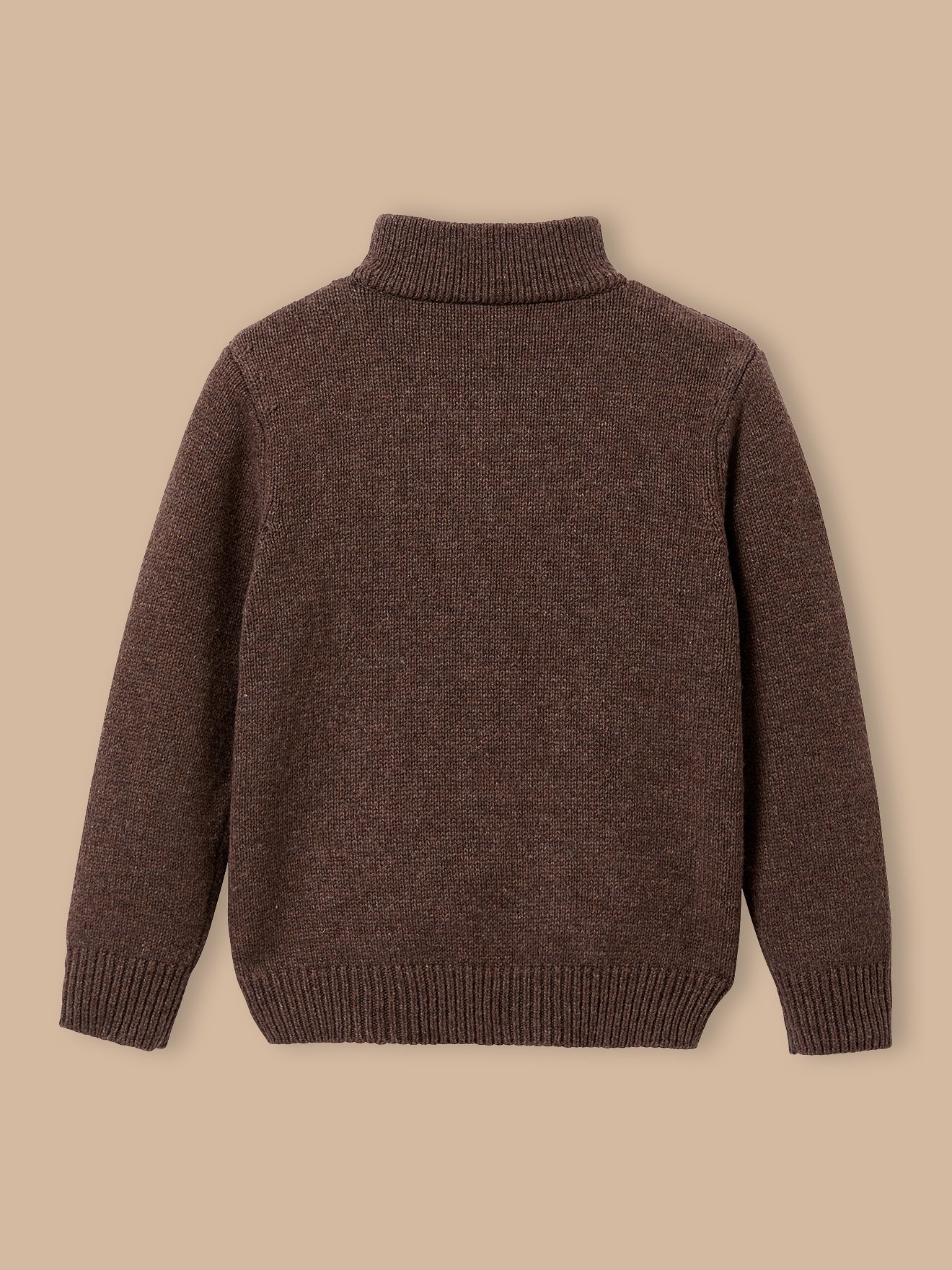 Boy's sweater with high neckline