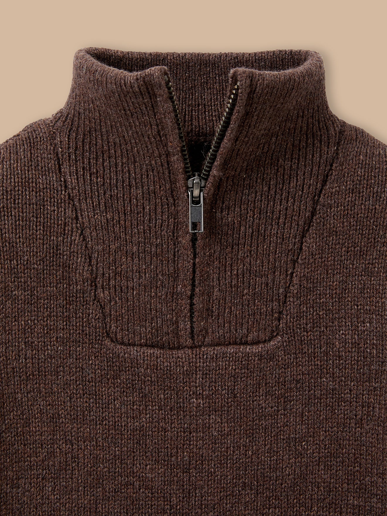 Boy's sweater with high neckline