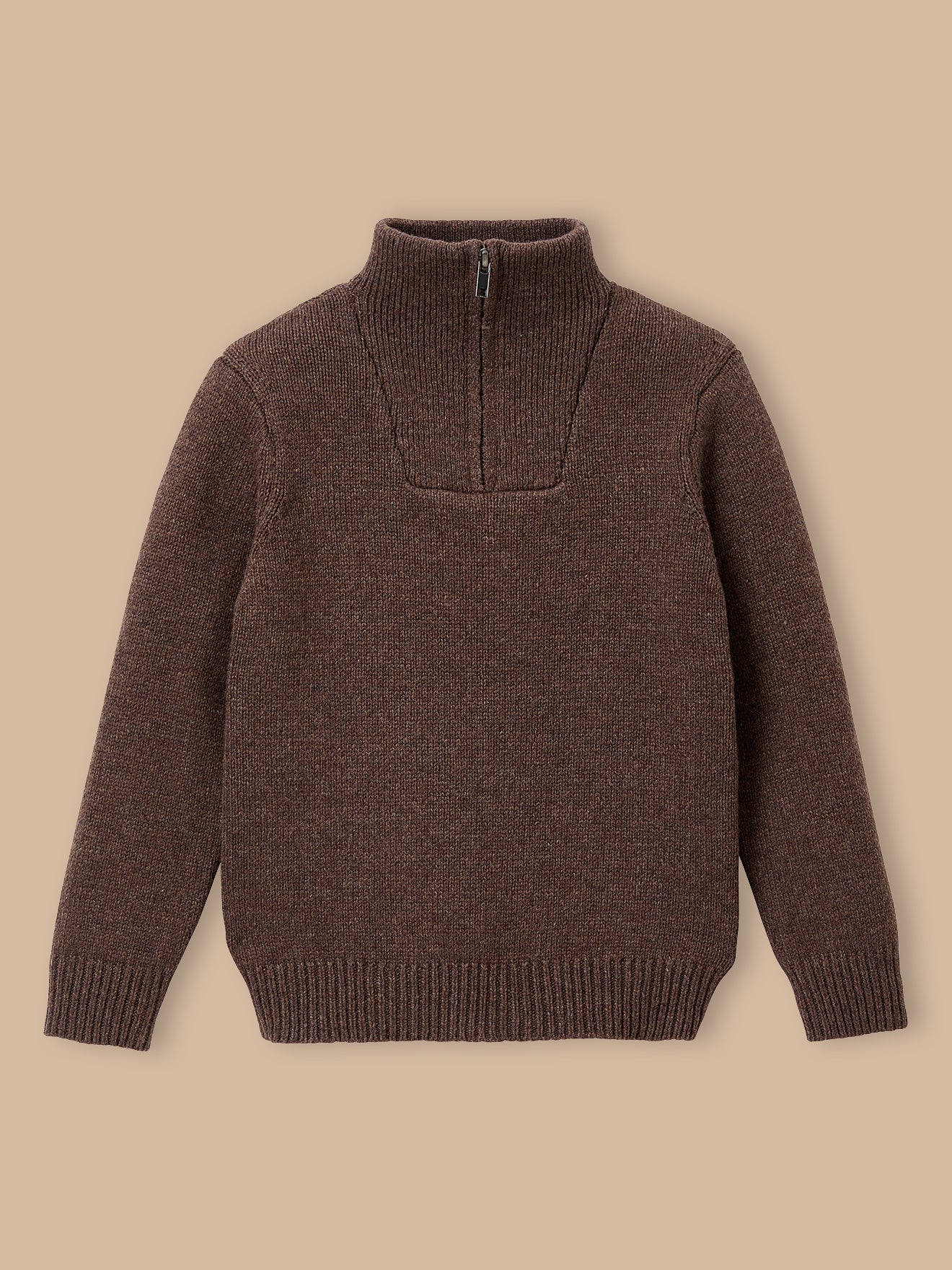 Boy's sweater with high neckline
