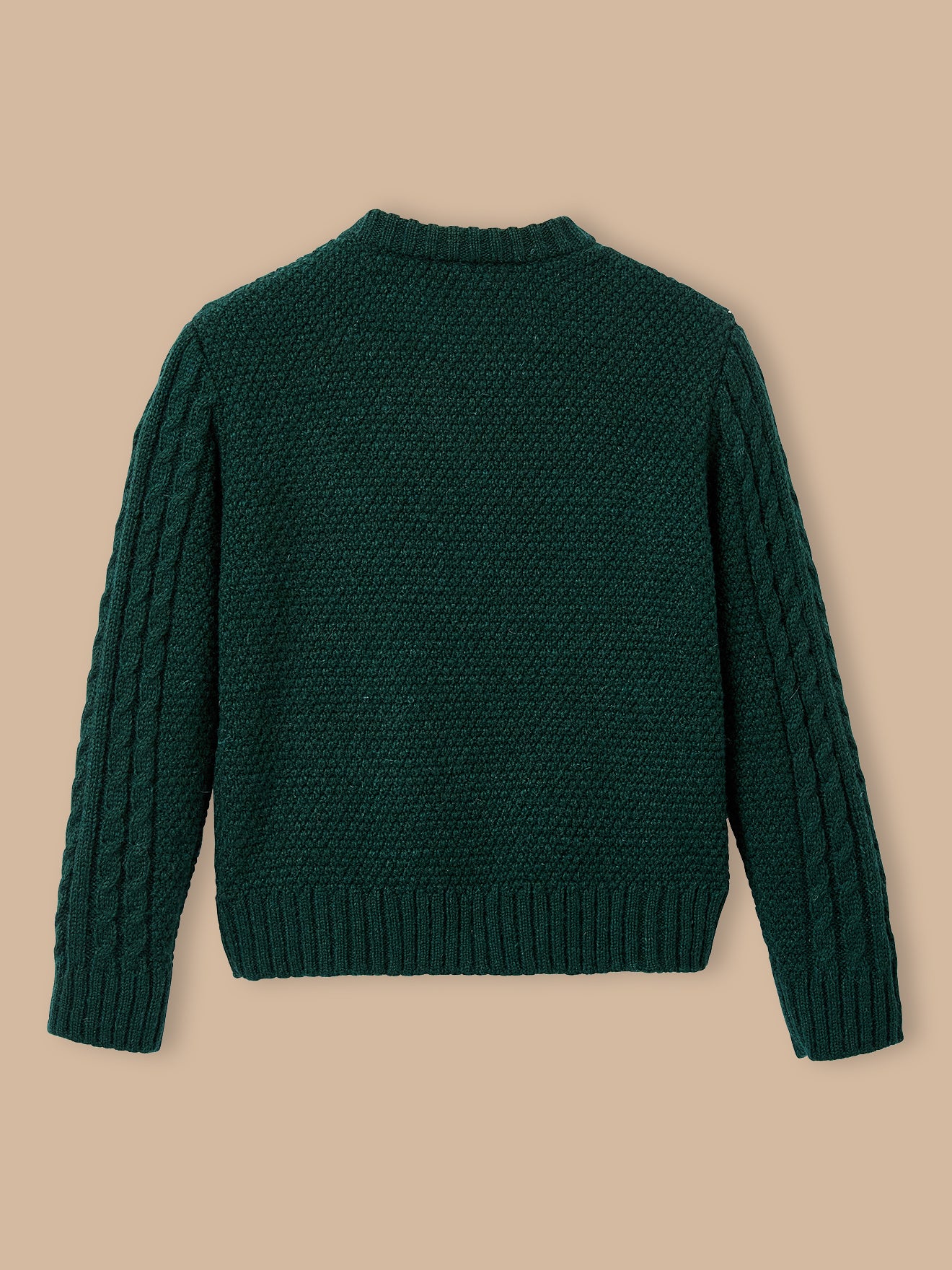 Boy's cable-knit sweater