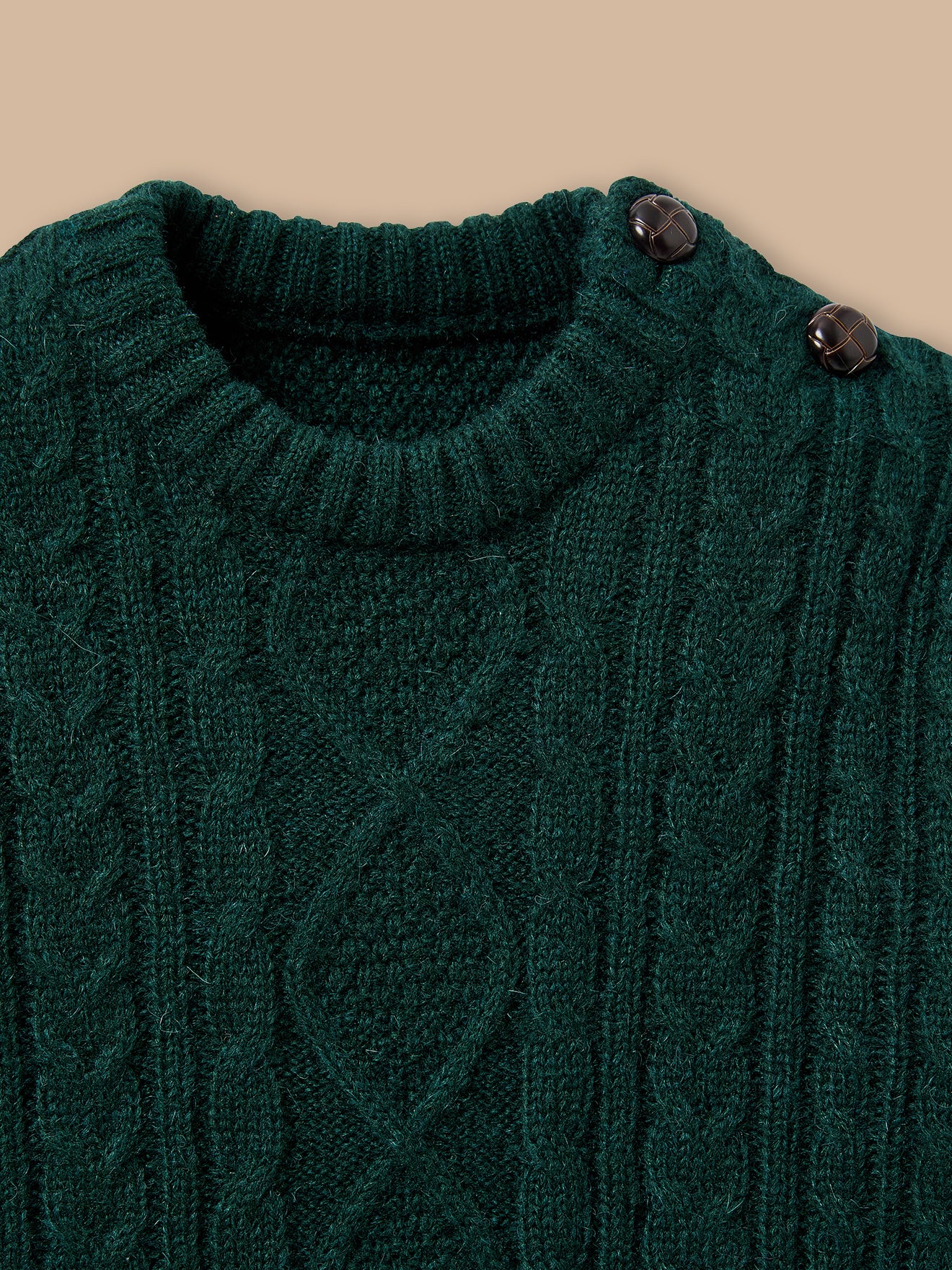 Boy's cable-knit sweater