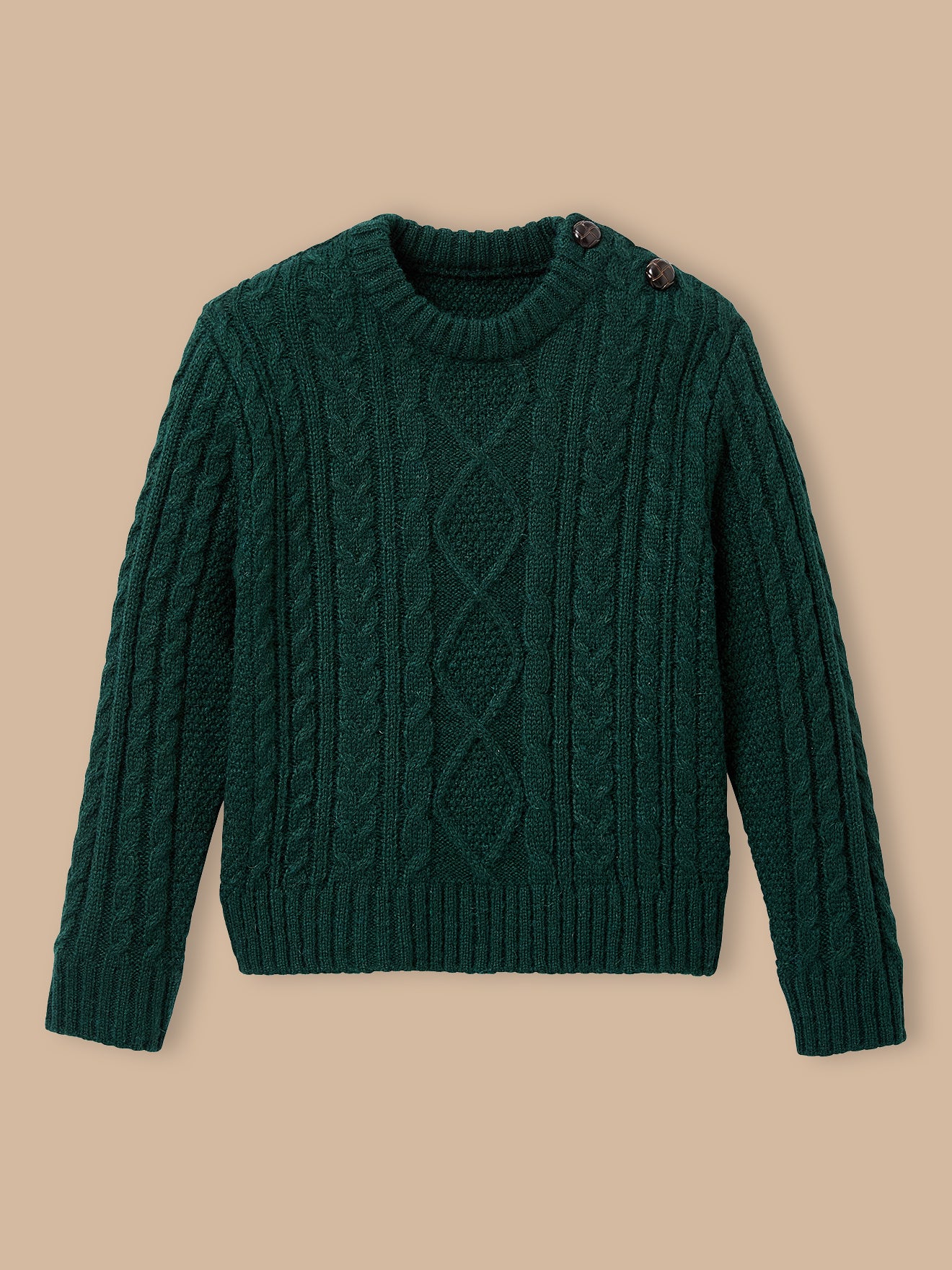 Boy's cable-knit sweater