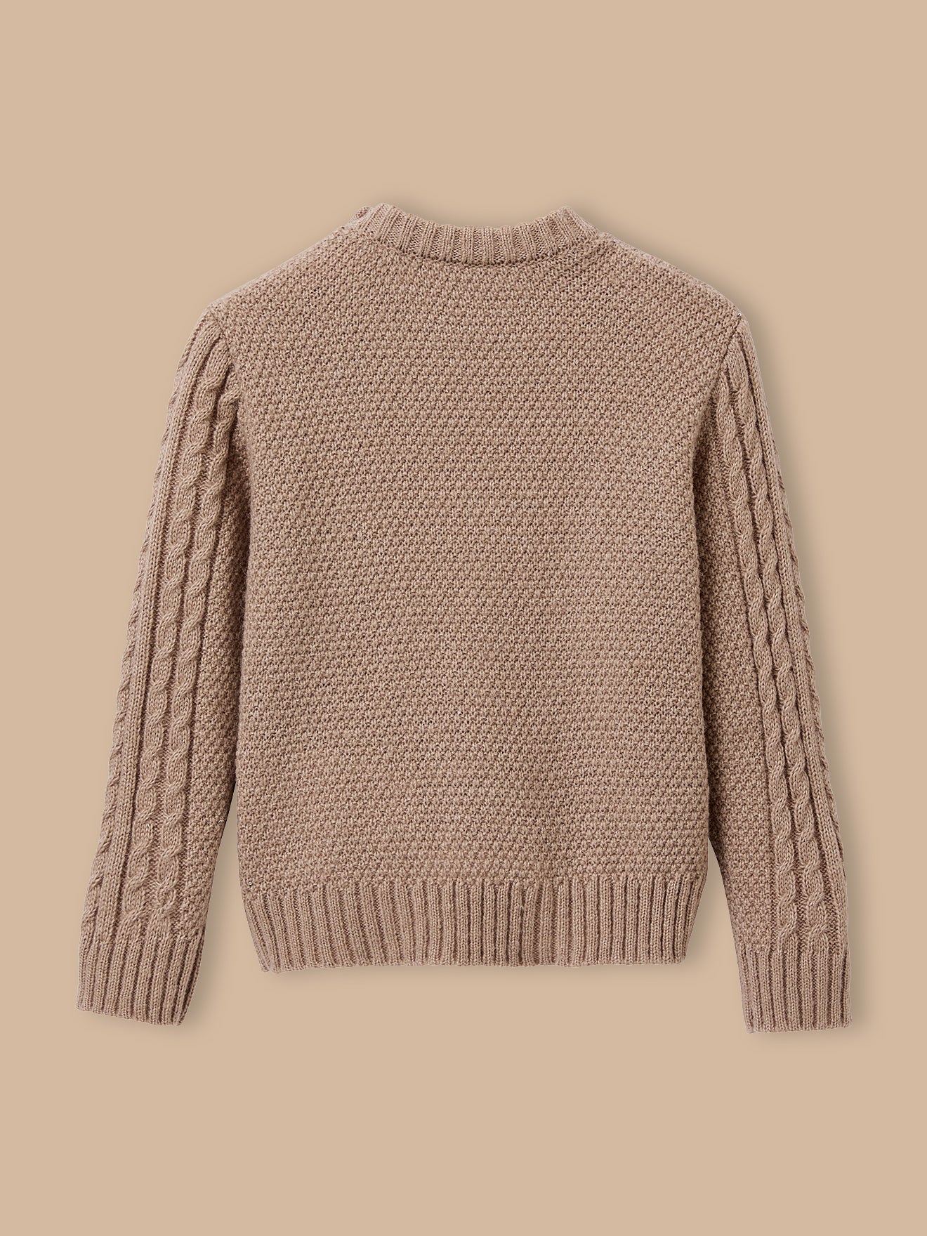 Boy's cable-knit sweater