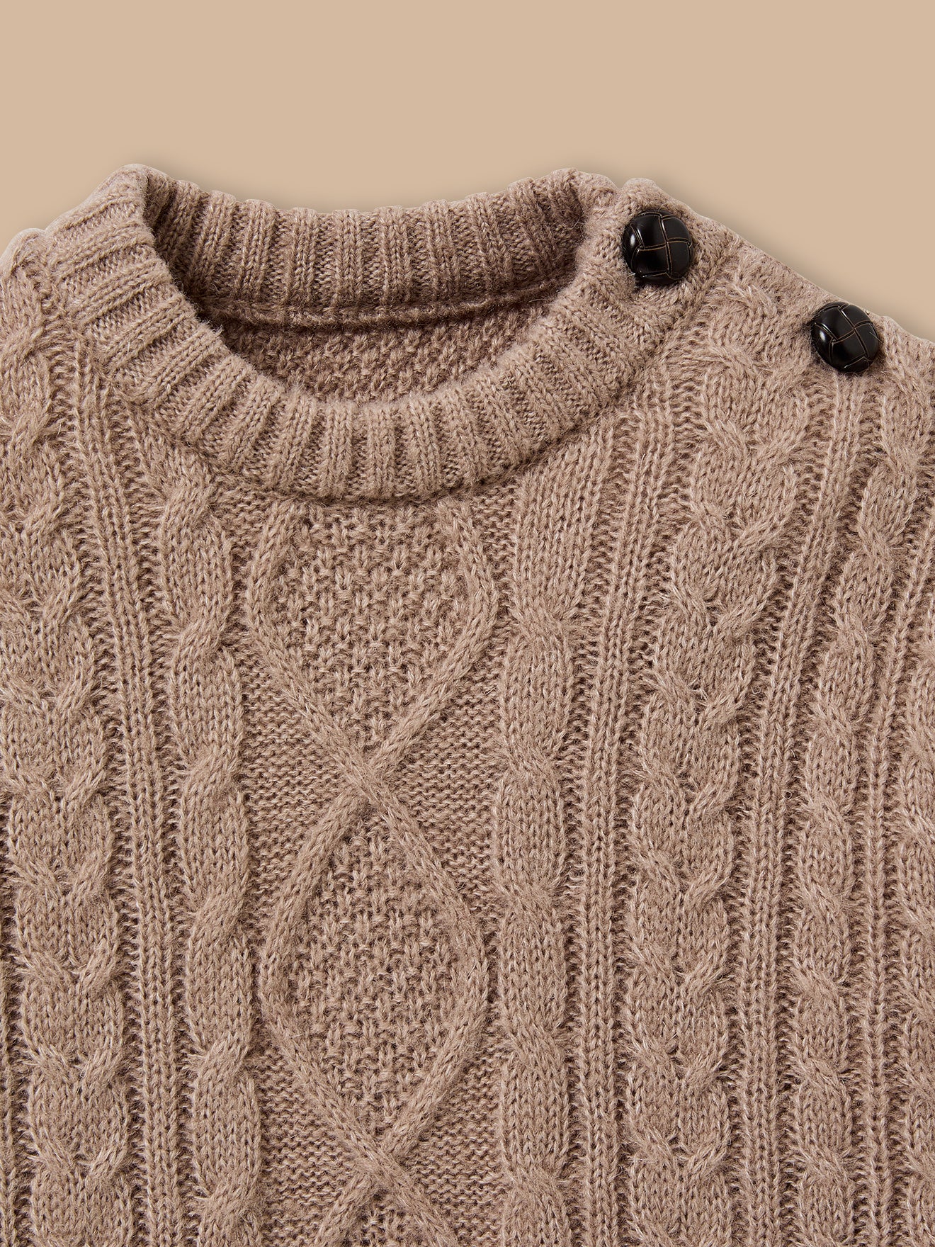 Boy's cable-knit sweater