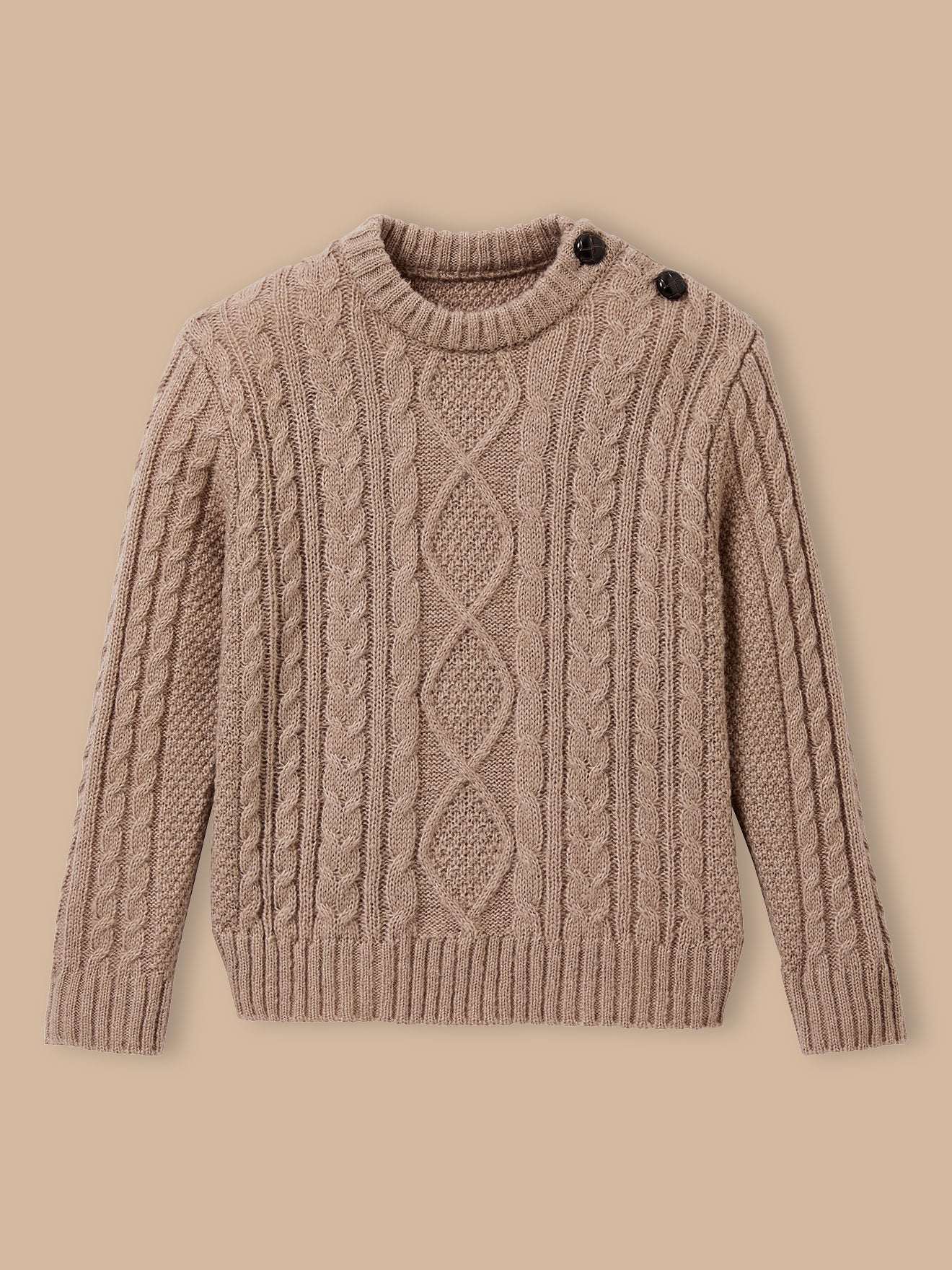 Boy's cable-knit sweater
