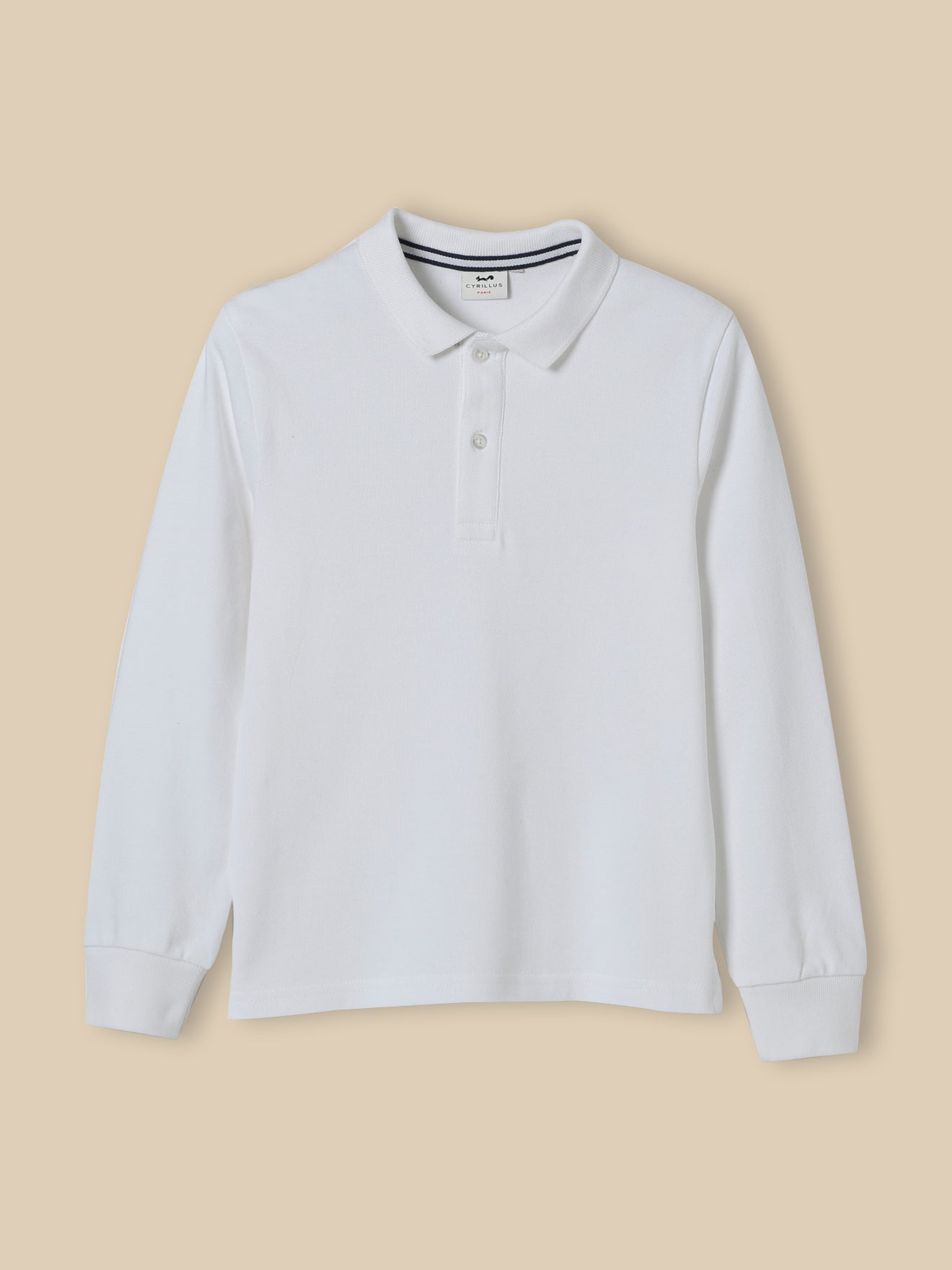 Boy's organic cotton polo shirt