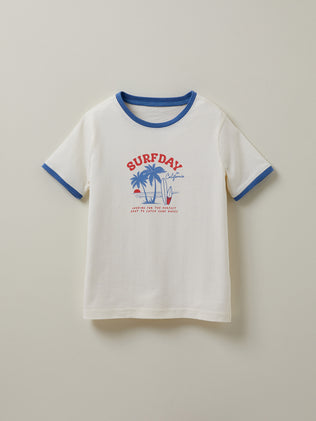 Boy's print organic cotton T-shirt