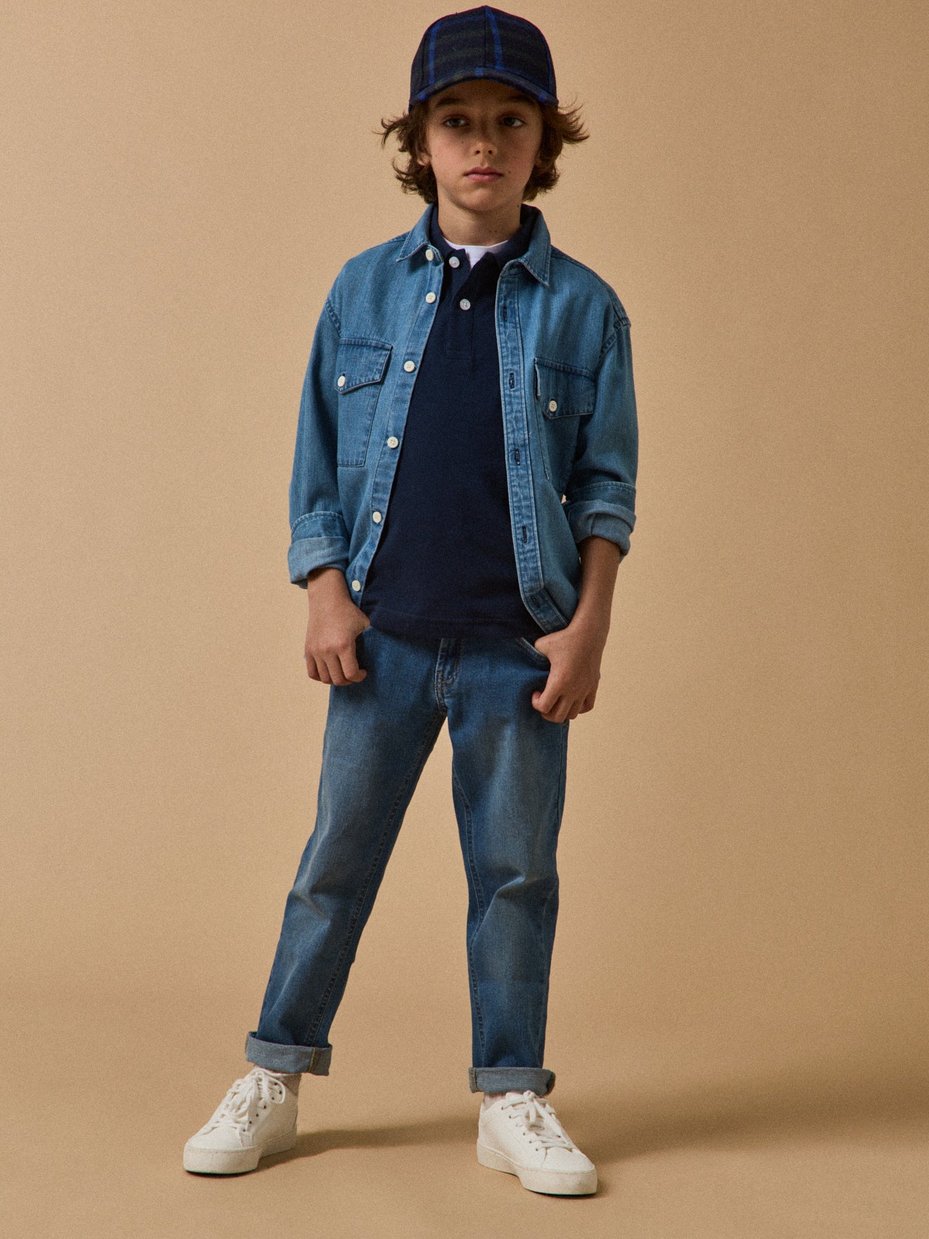 Polo en maille piquée Garçon - Coton biologique