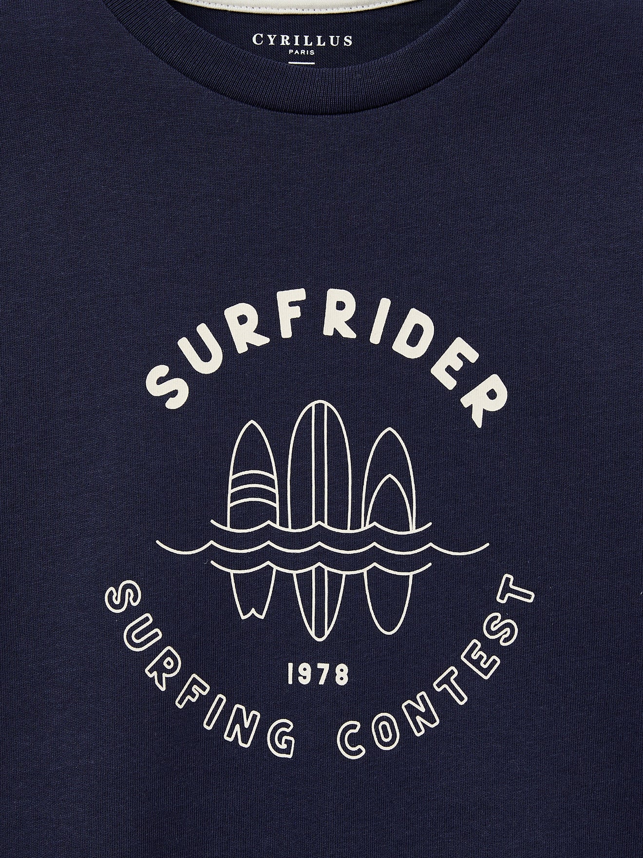 Boy's organic cotton print T-shirt