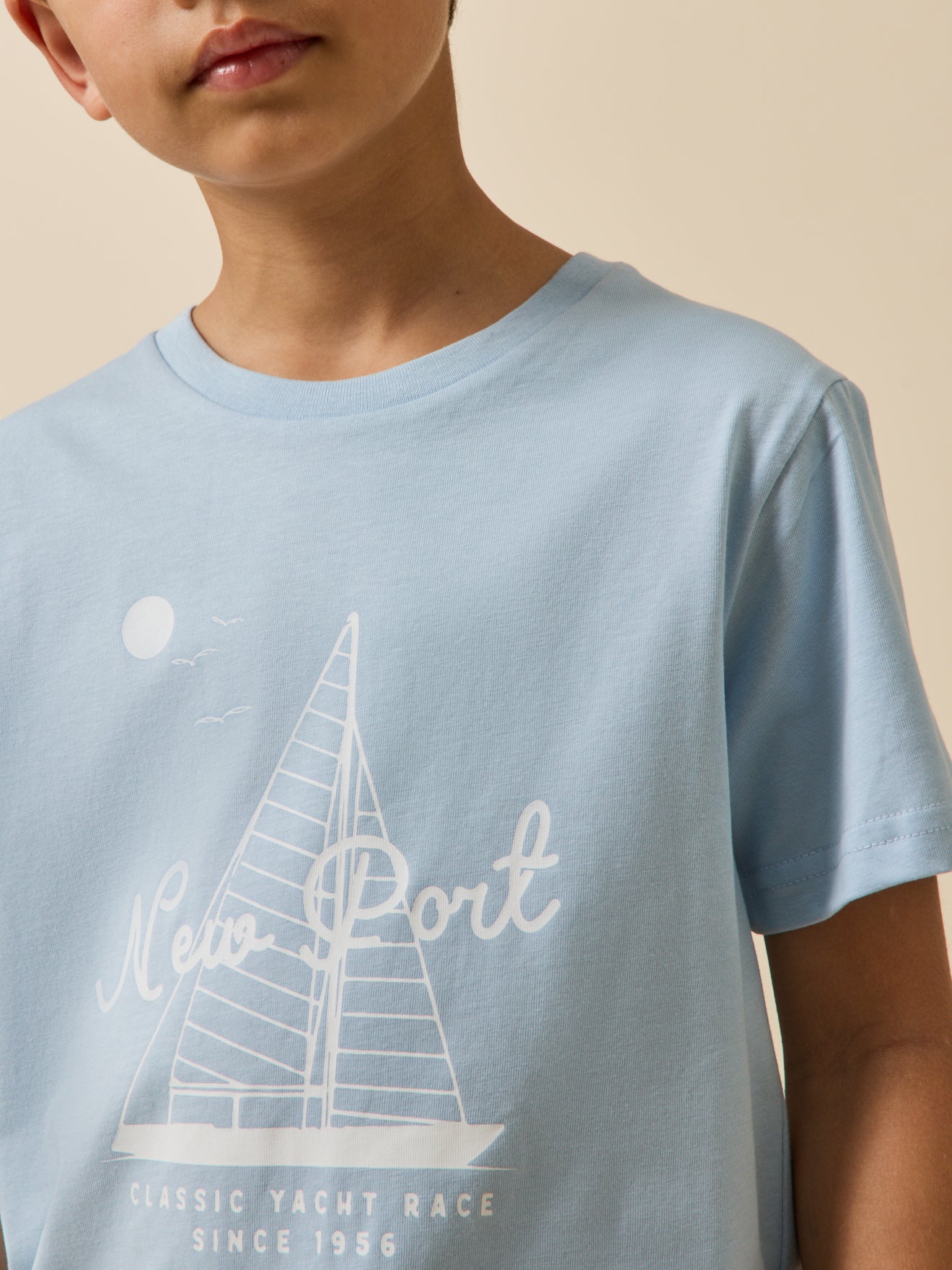 Boy's organic cotton print T-shirt