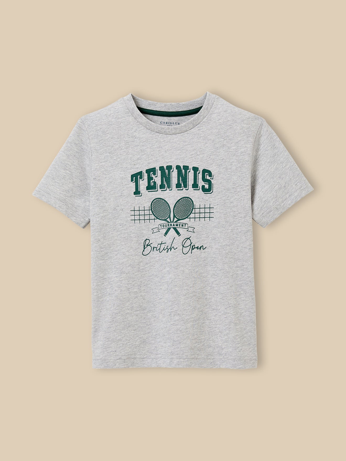 Boy's organic cotton print T-shirt