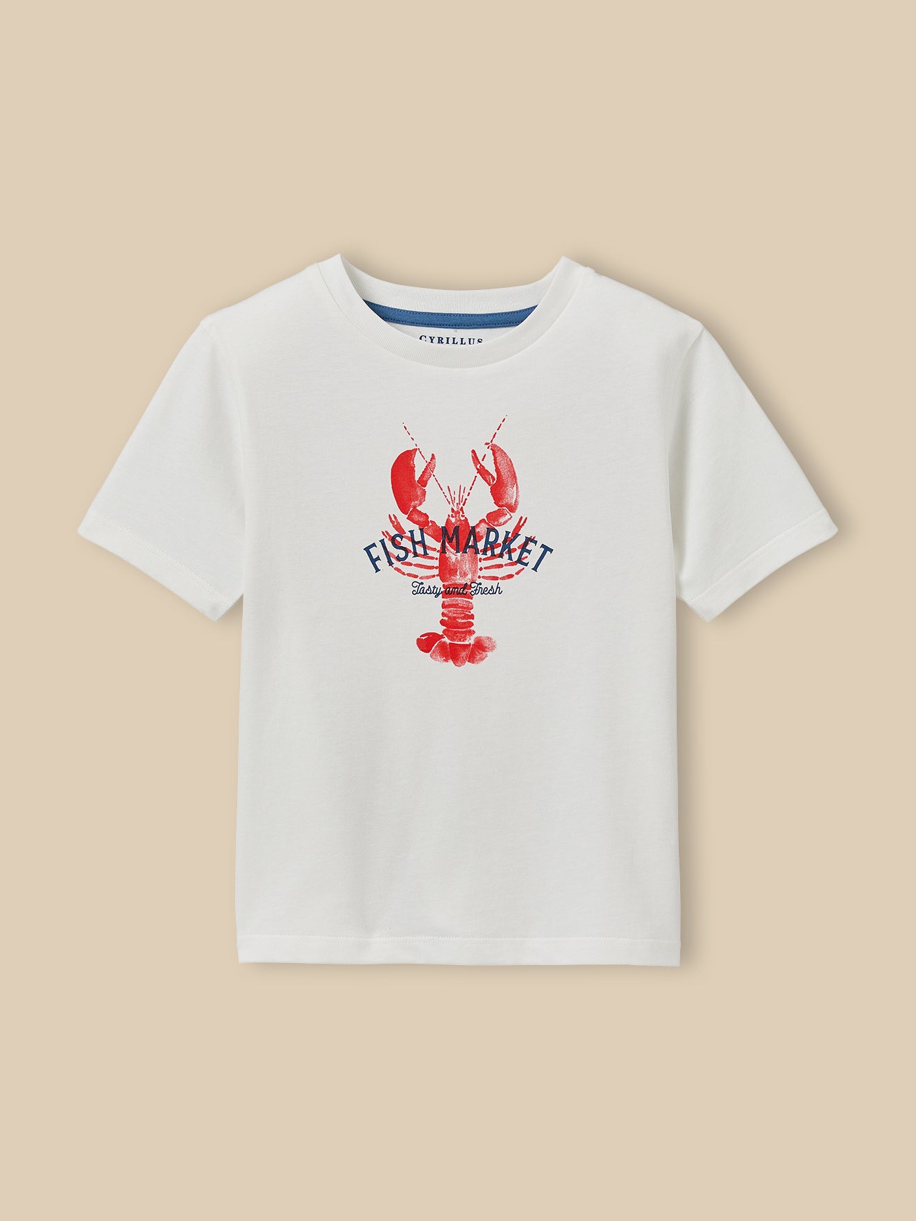 Boy's organic cotton lobster T-shirt