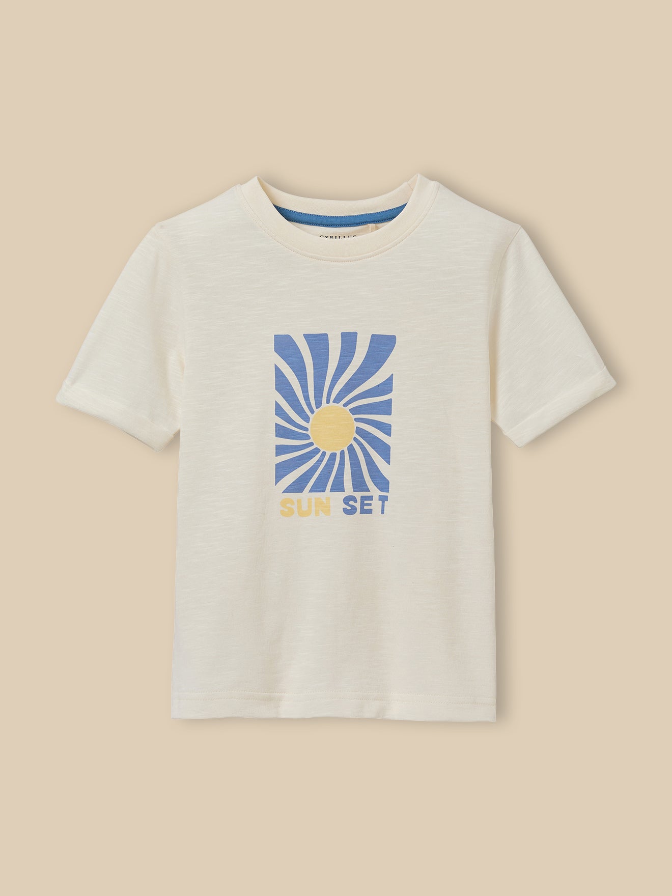 Boy's organic cotton print T-shirt