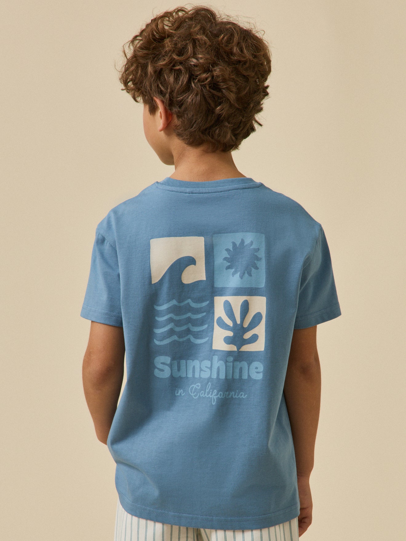 T-shirt sunshine Garçon - Coton biologique