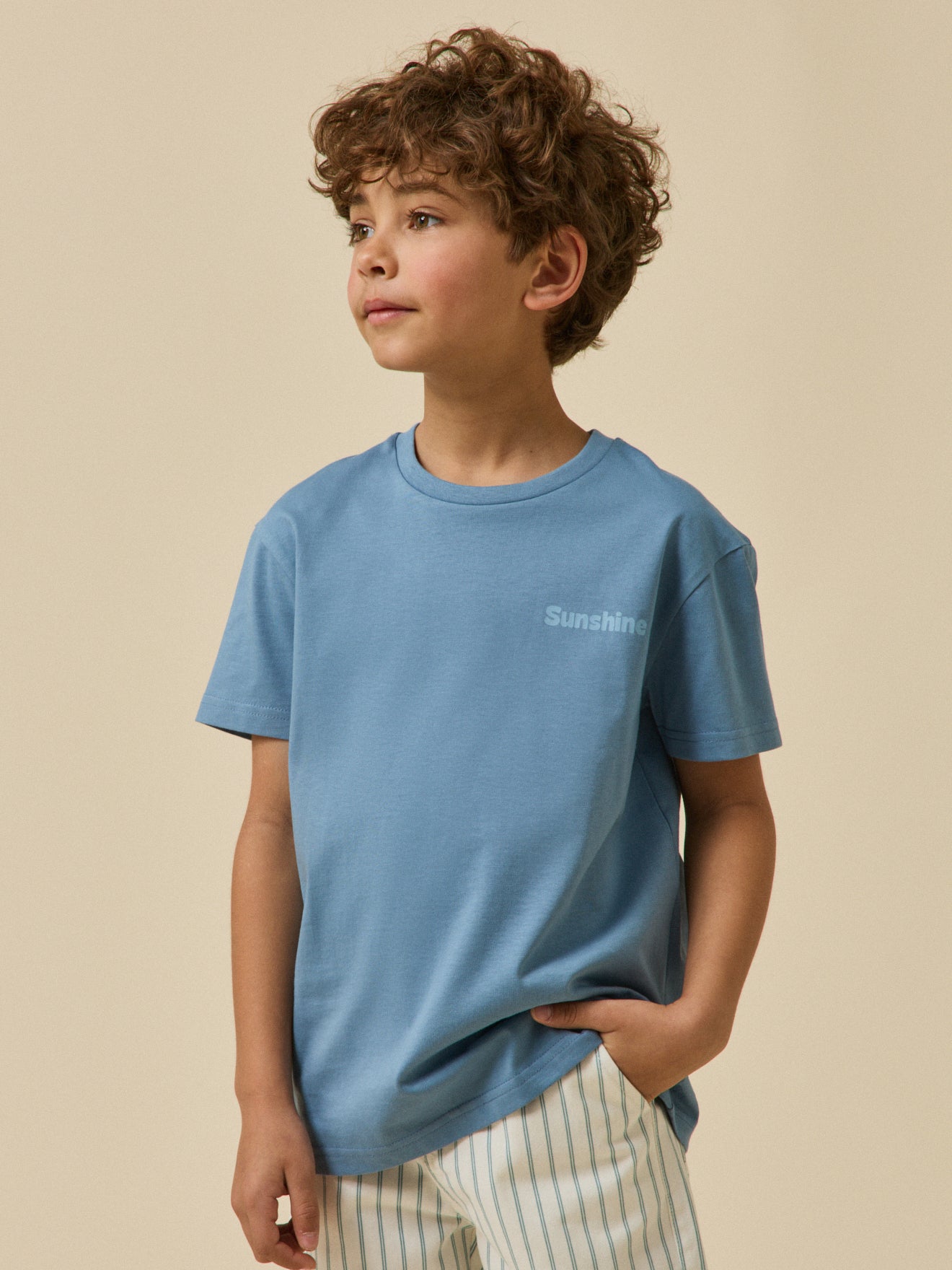 T-shirt sunshine Garçon - Coton biologique