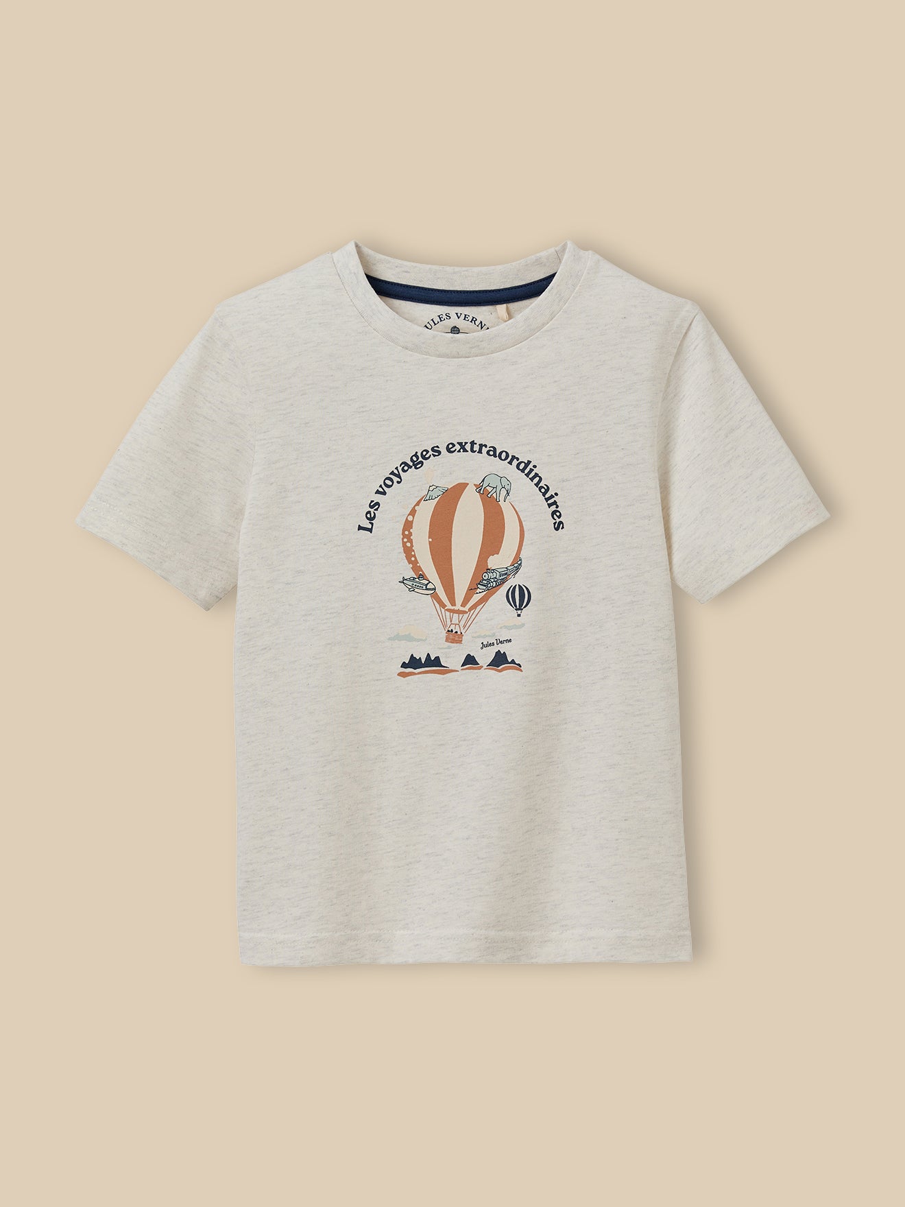Child's organic cotton T-shirt - The Jules Verne Collection