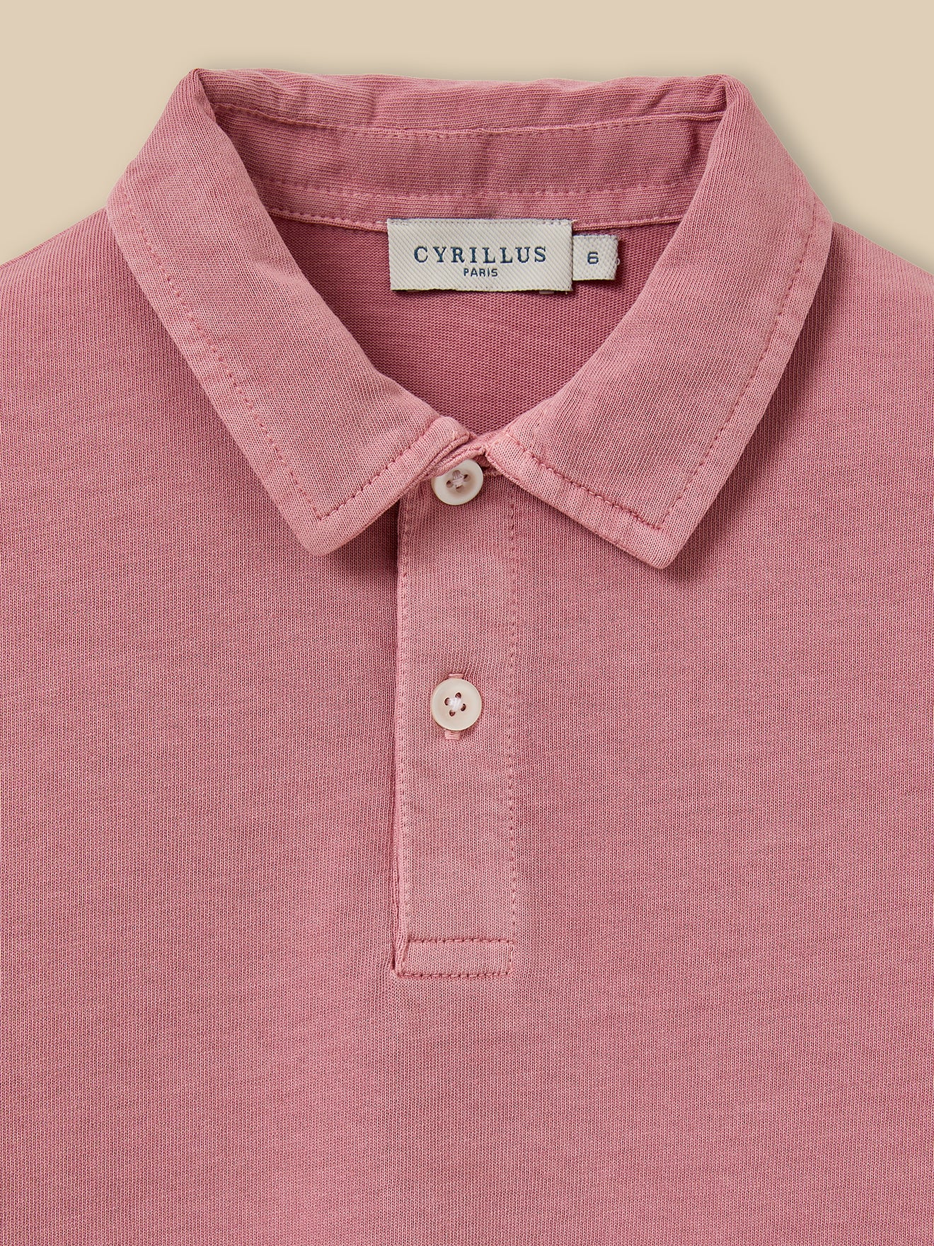 Boy's organic cotton polo shirt