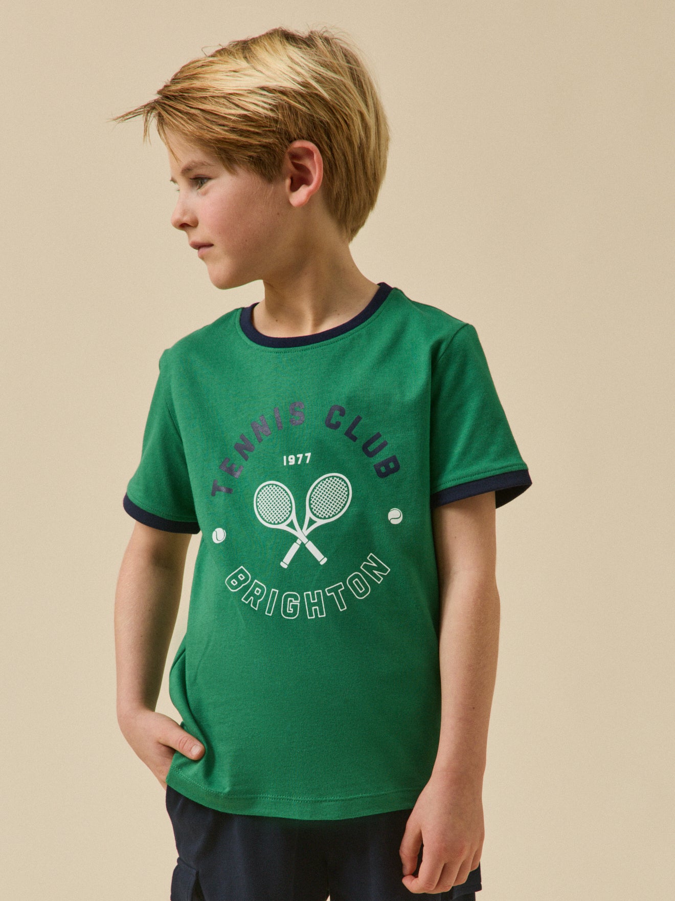Boy's print organic cotton T-shirt