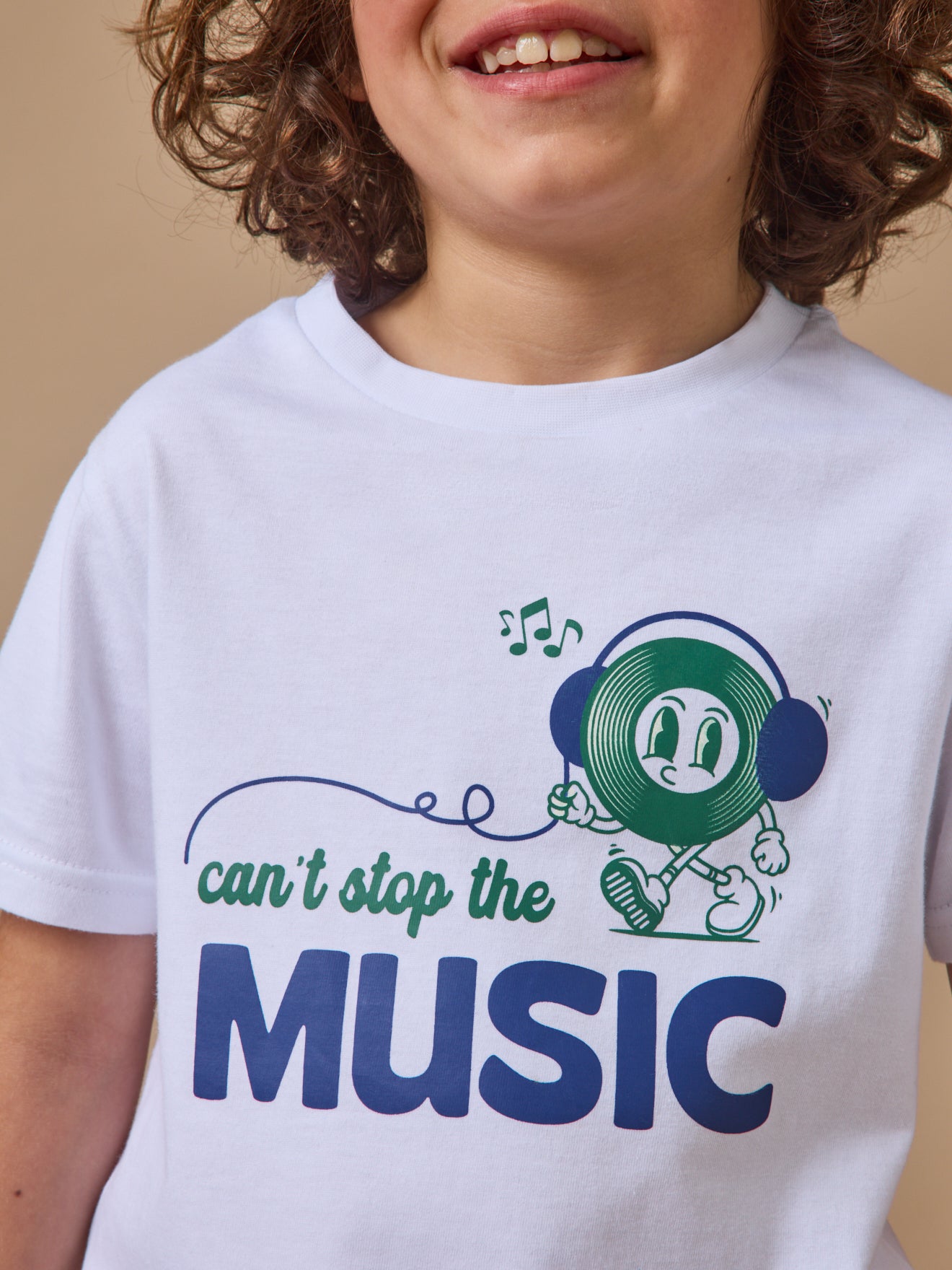 Boy's print organic cotton T-shirt