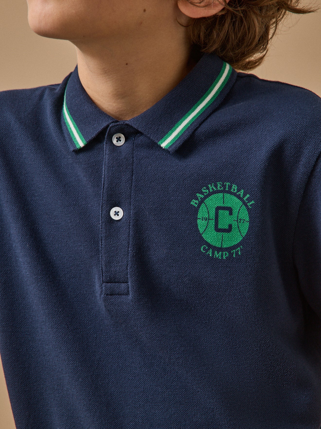 Polo en maille piquée Garçon
