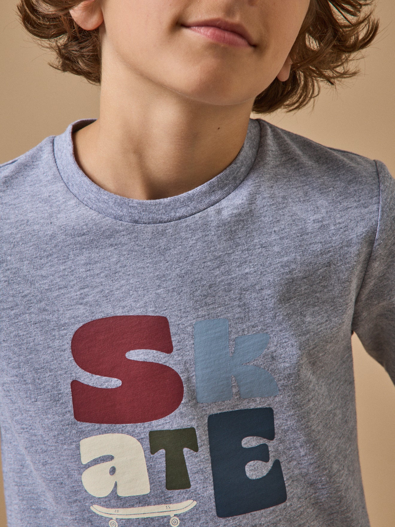 Boy's print organic cotton T-shirt