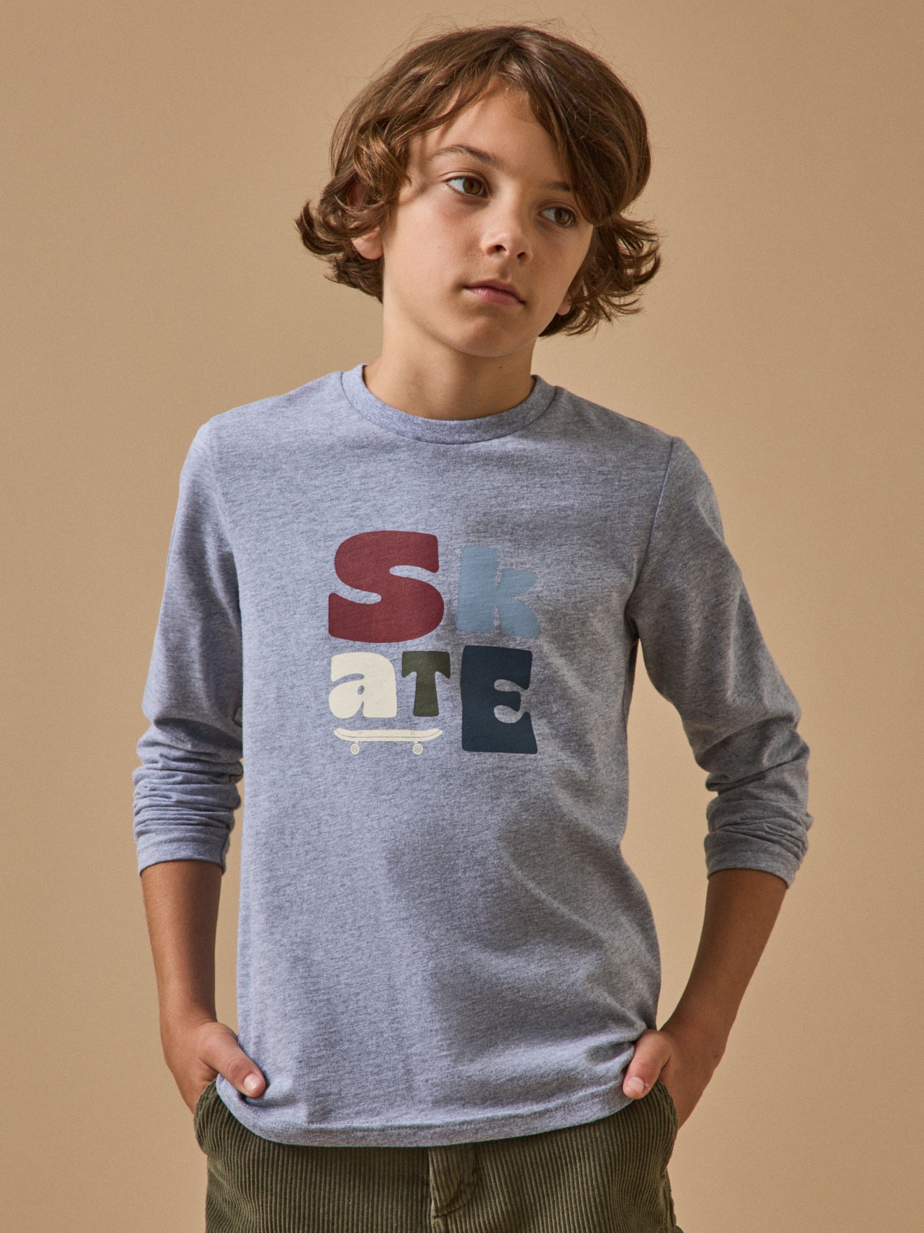 Boy's print organic cotton T-shirt