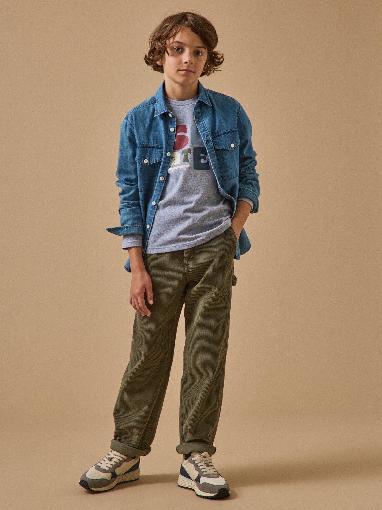 Boy's print organic cotton T-shirt