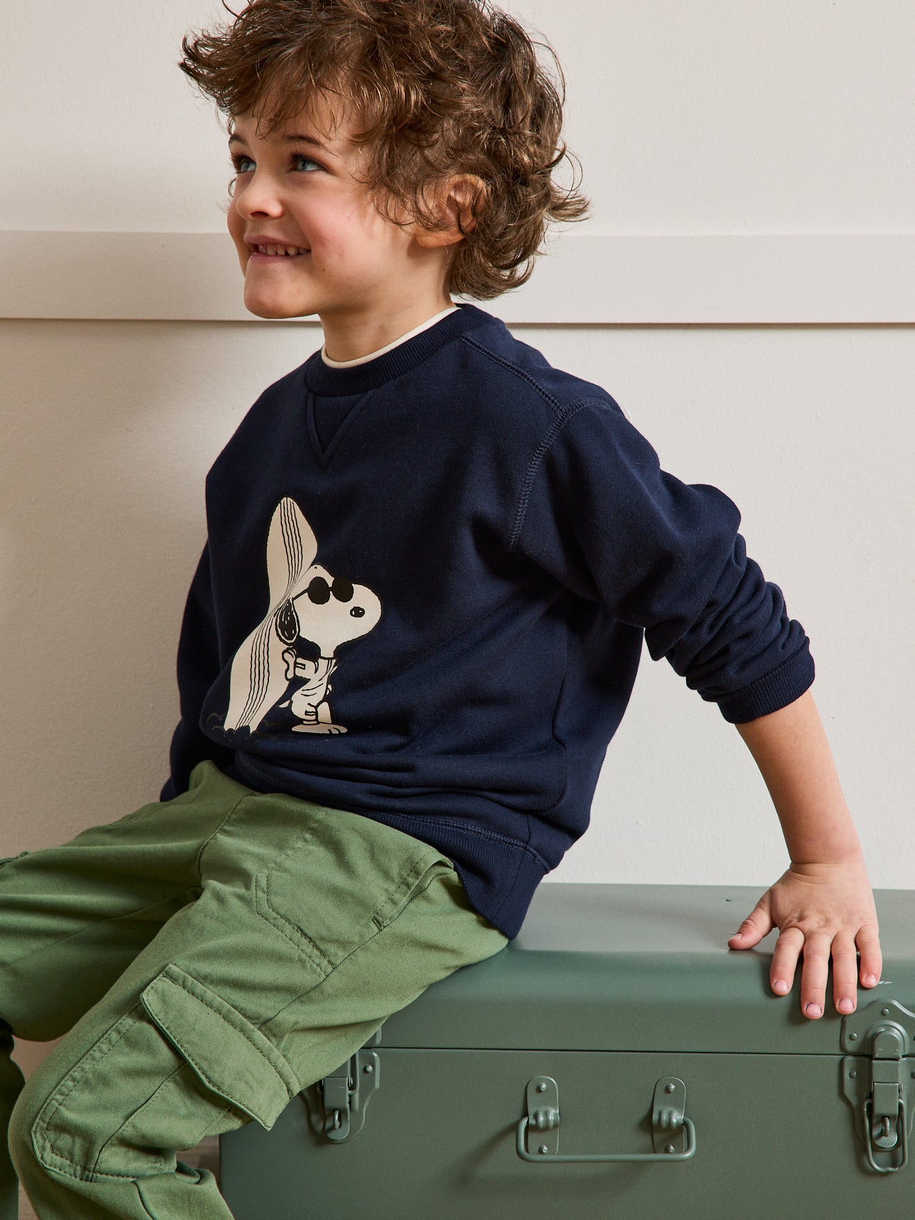 Child's Cyrillus x Peanuts™ sweatshirt - The Snoopy Collection