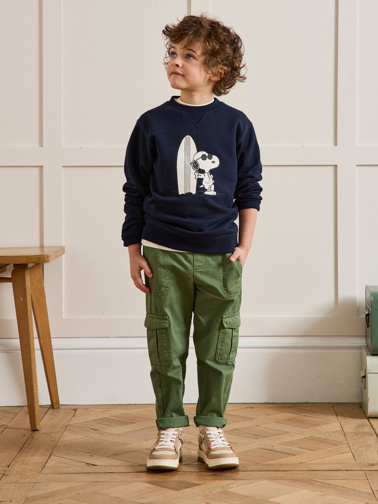 Child's Cyrillus x Peanuts™ sweatshirt - The Snoopy Collection