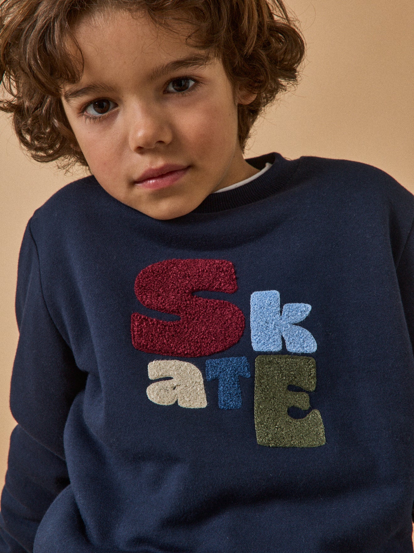 Sweat doublé sherpa Garçon