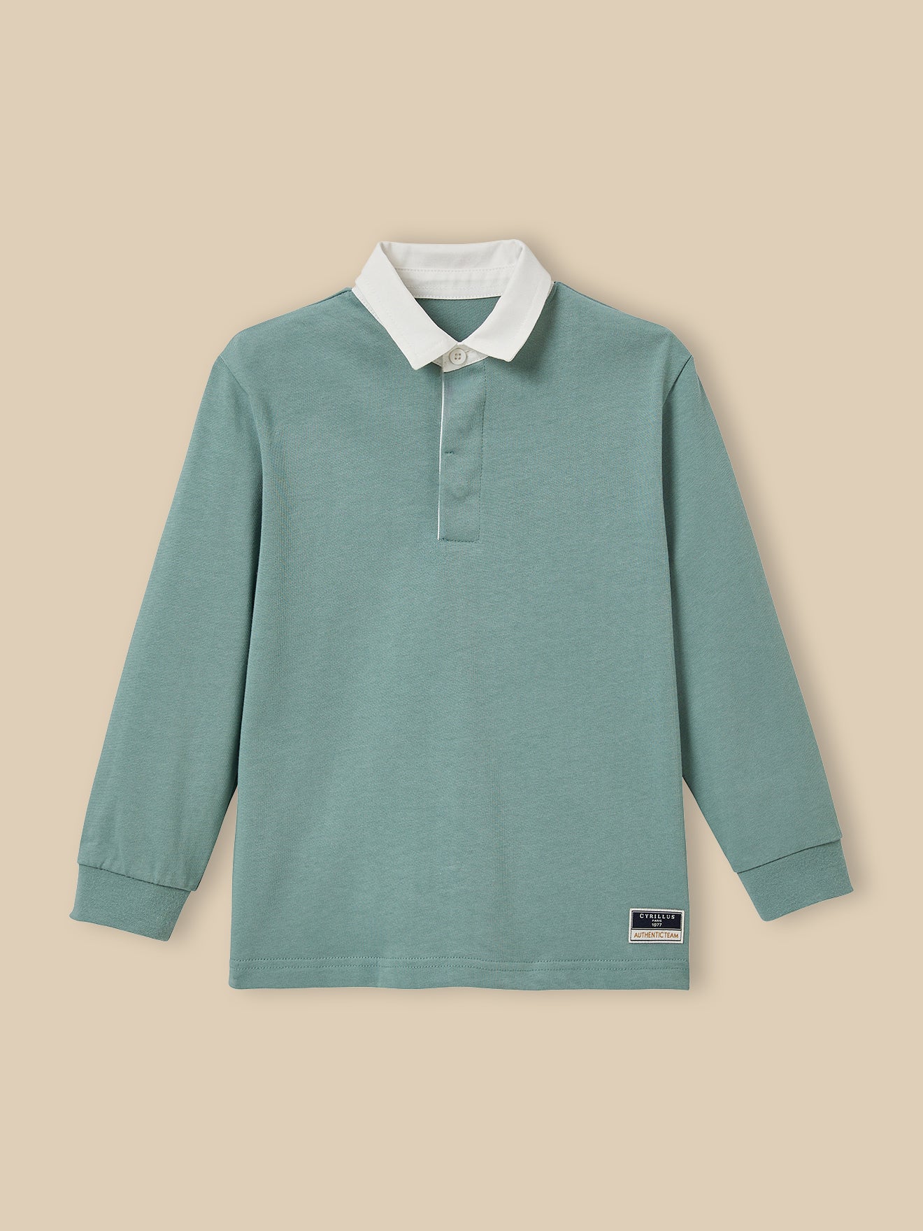 Boy's organic cotton rugby shirt