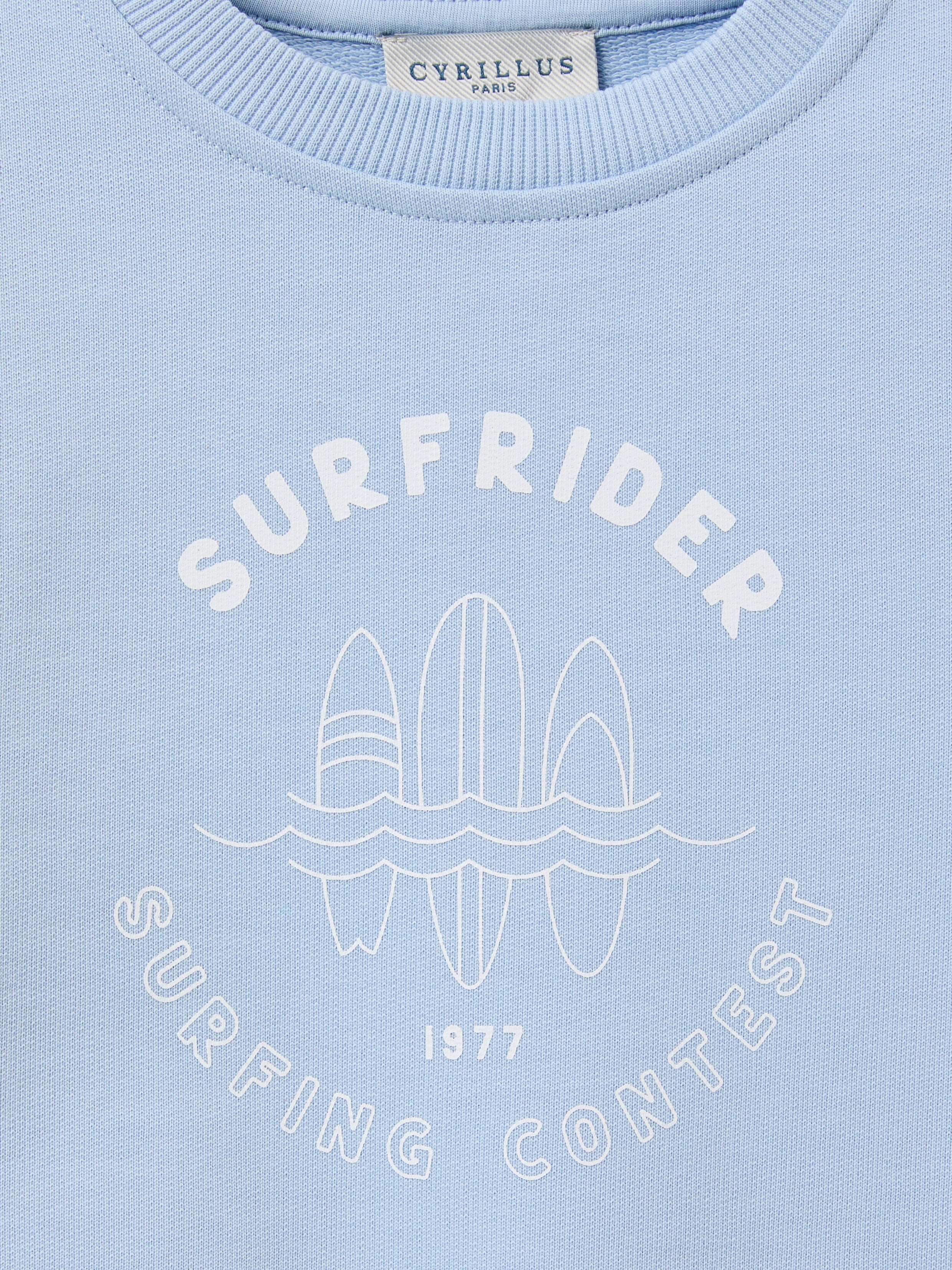 Boy's organic cotton surfer sweatshirt