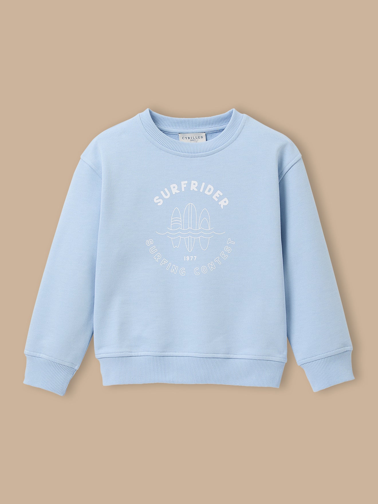 Boy's organic cotton surfer sweatshirt