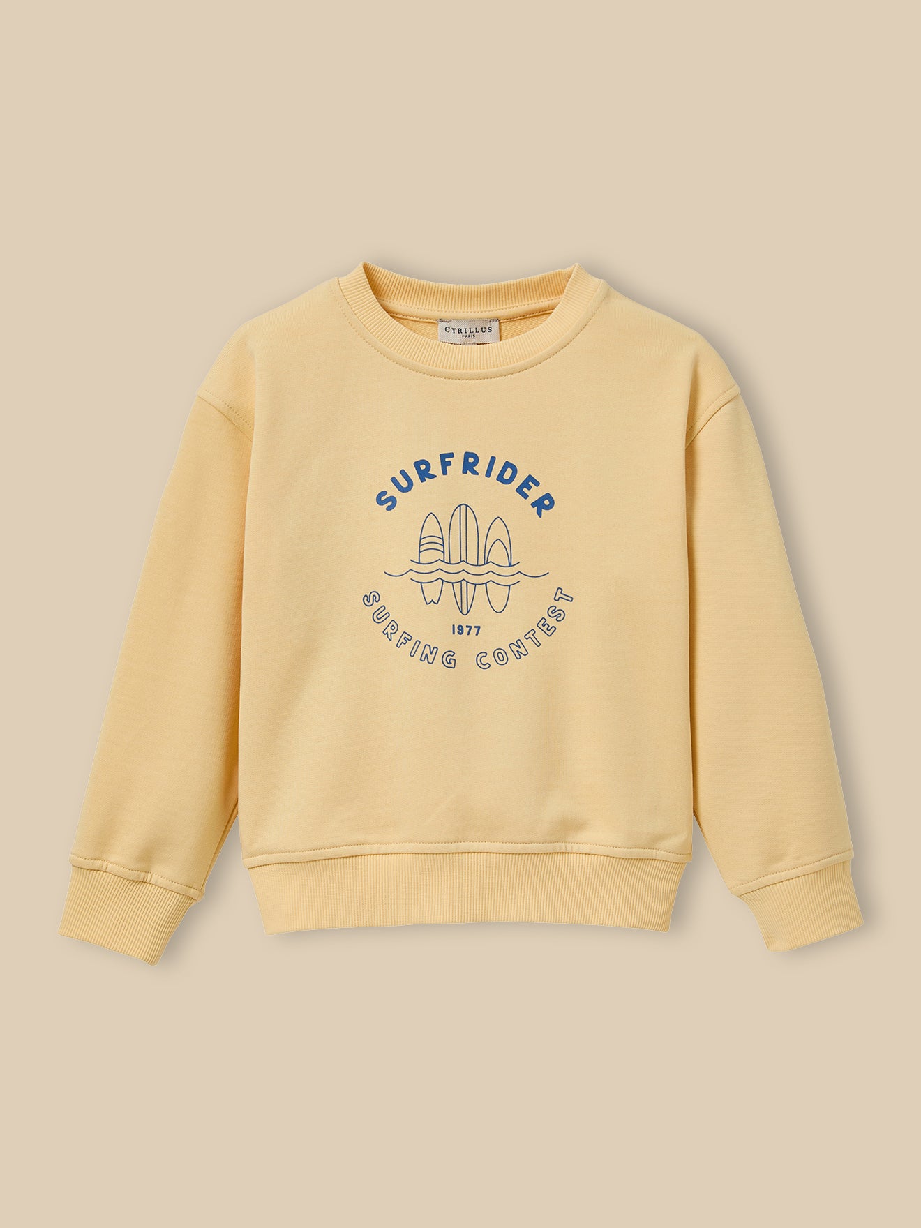 Boy's organic cotton surfer sweatshirt