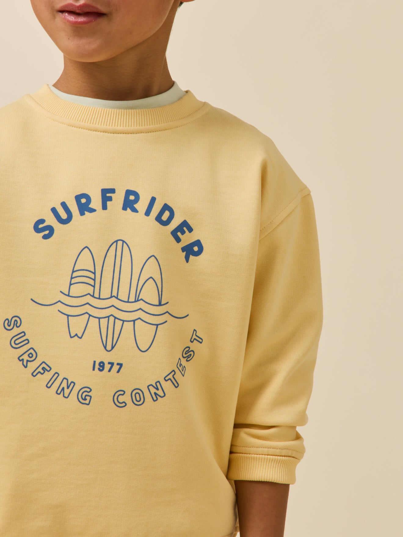 Boy's organic cotton surfer sweatshirt