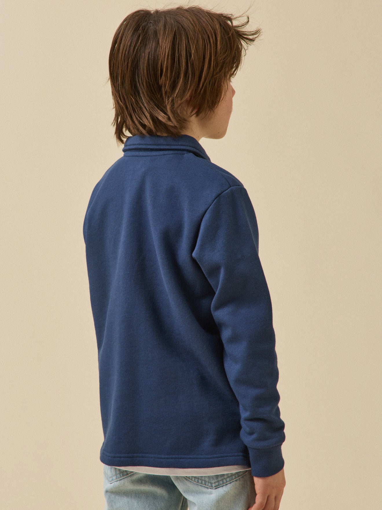 Sweat-polo Garçon - Coton biologique