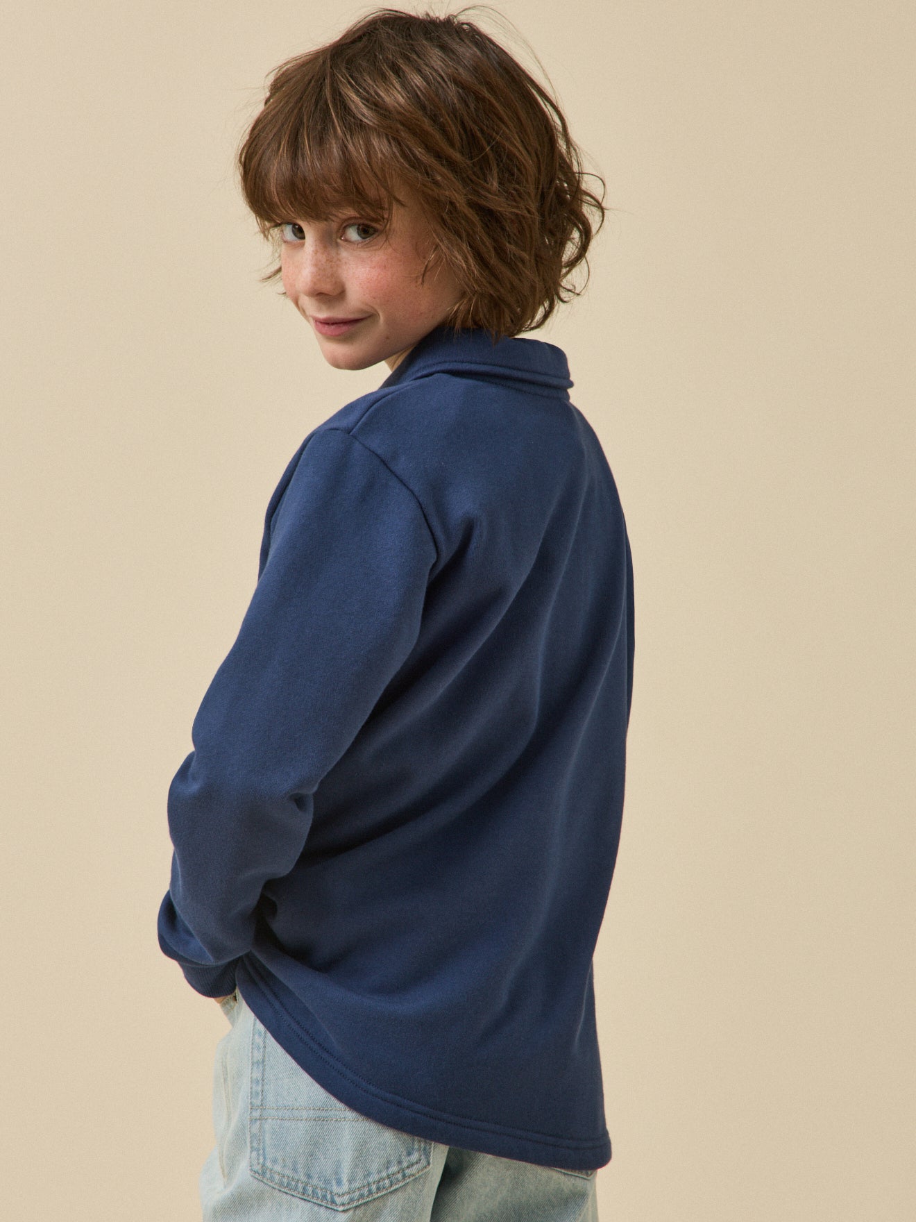 Sweat-polo Garçon - Coton biologique