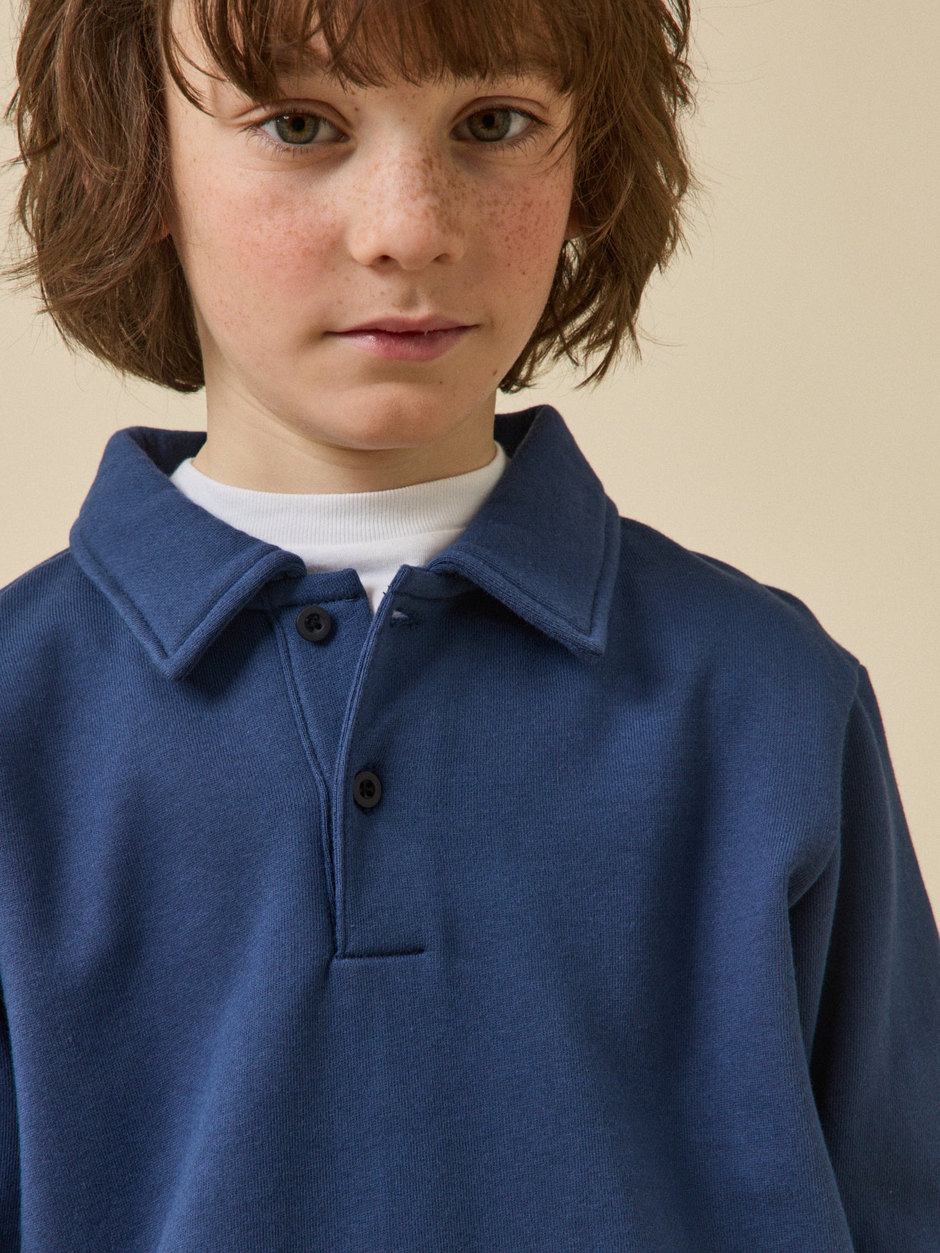 Sweat-polo Garçon - Coton biologique